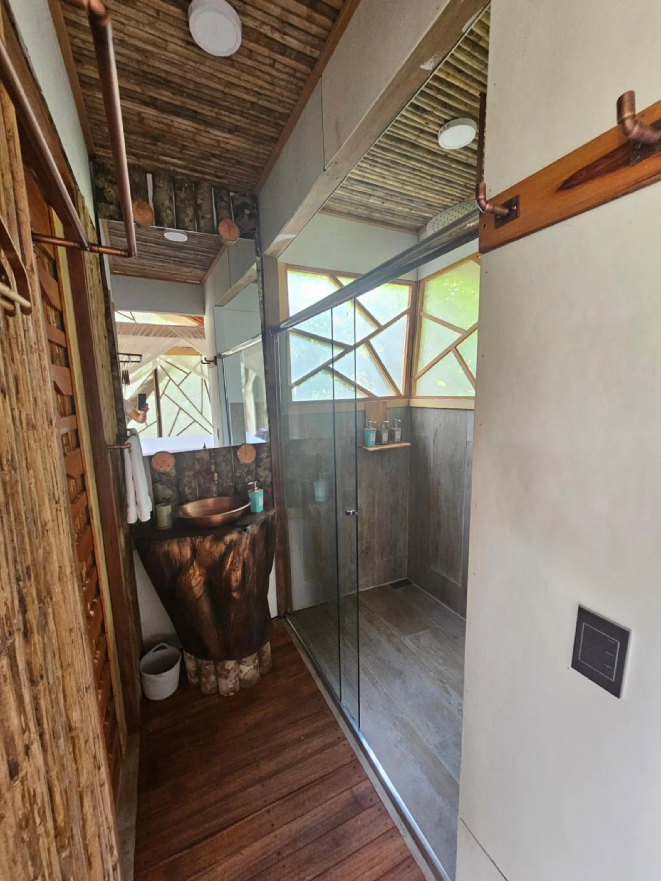 Bathroom in Burú Nature Hotel