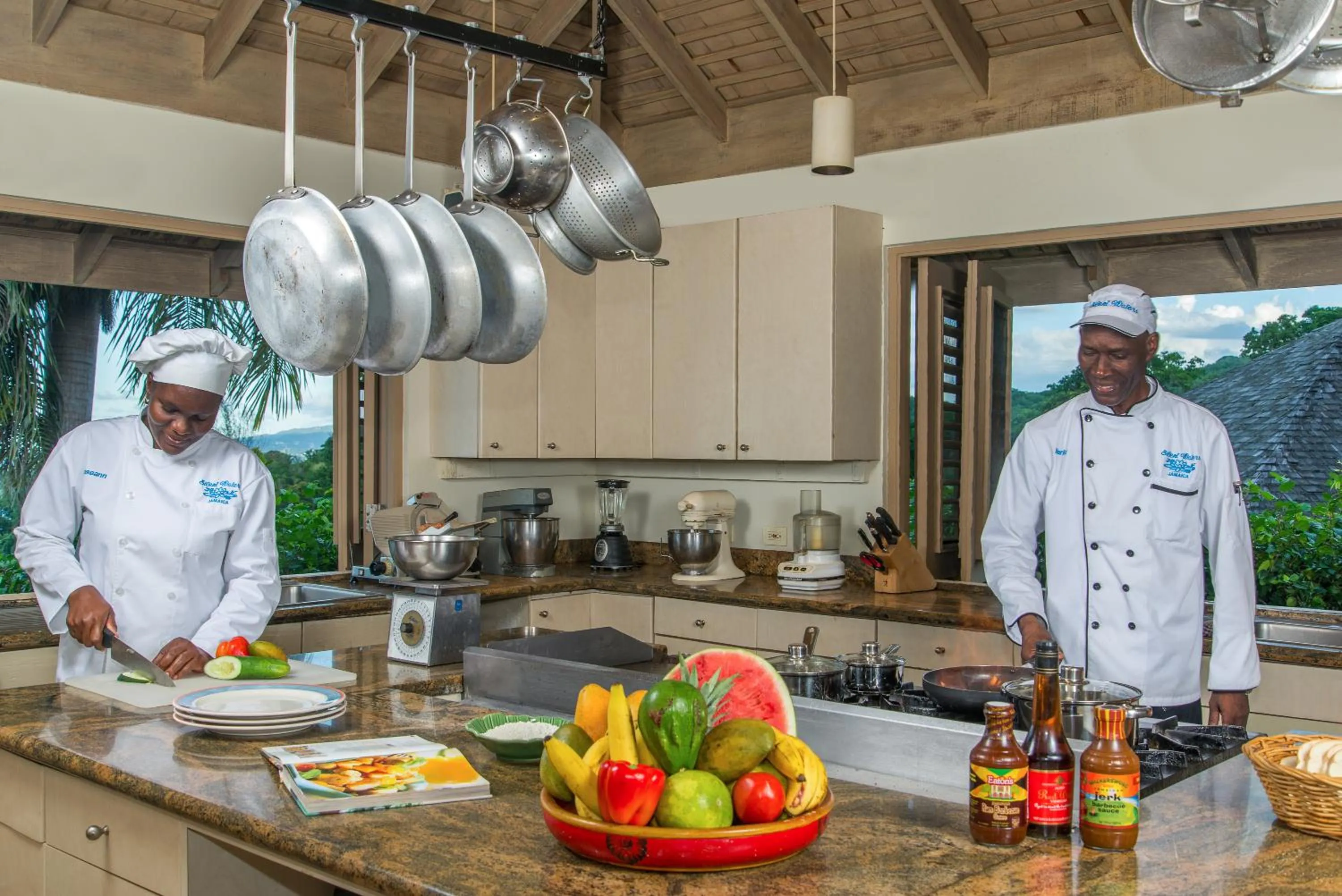 Kitchen or kitchenette in Silent Waters Villa