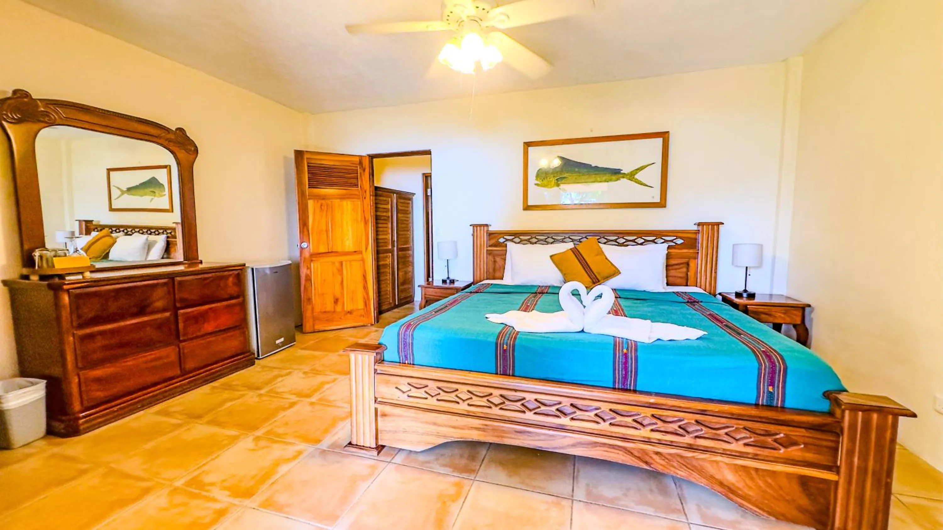 Bed in Mango Moon Villa