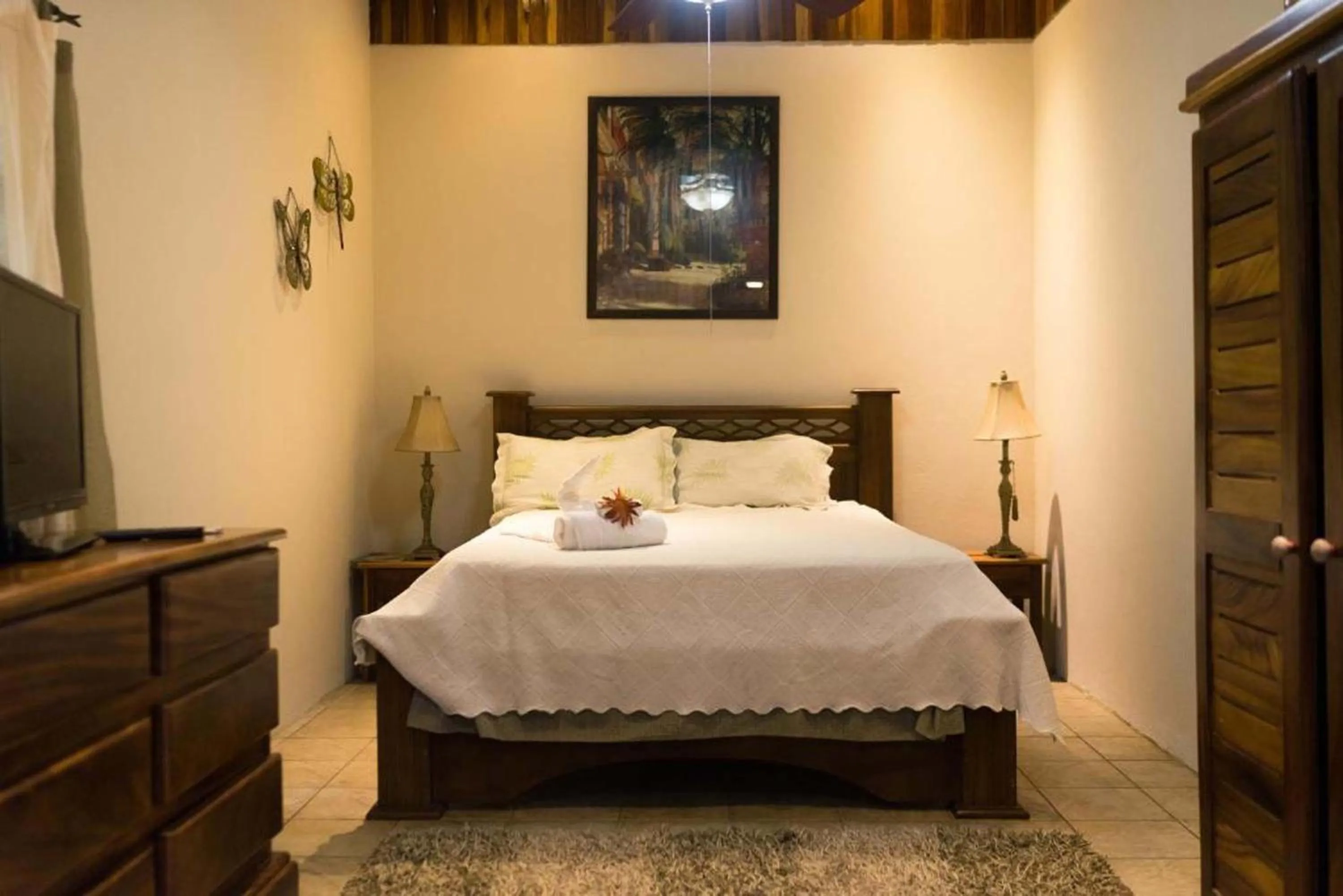 Bed in Mango Moon Villa