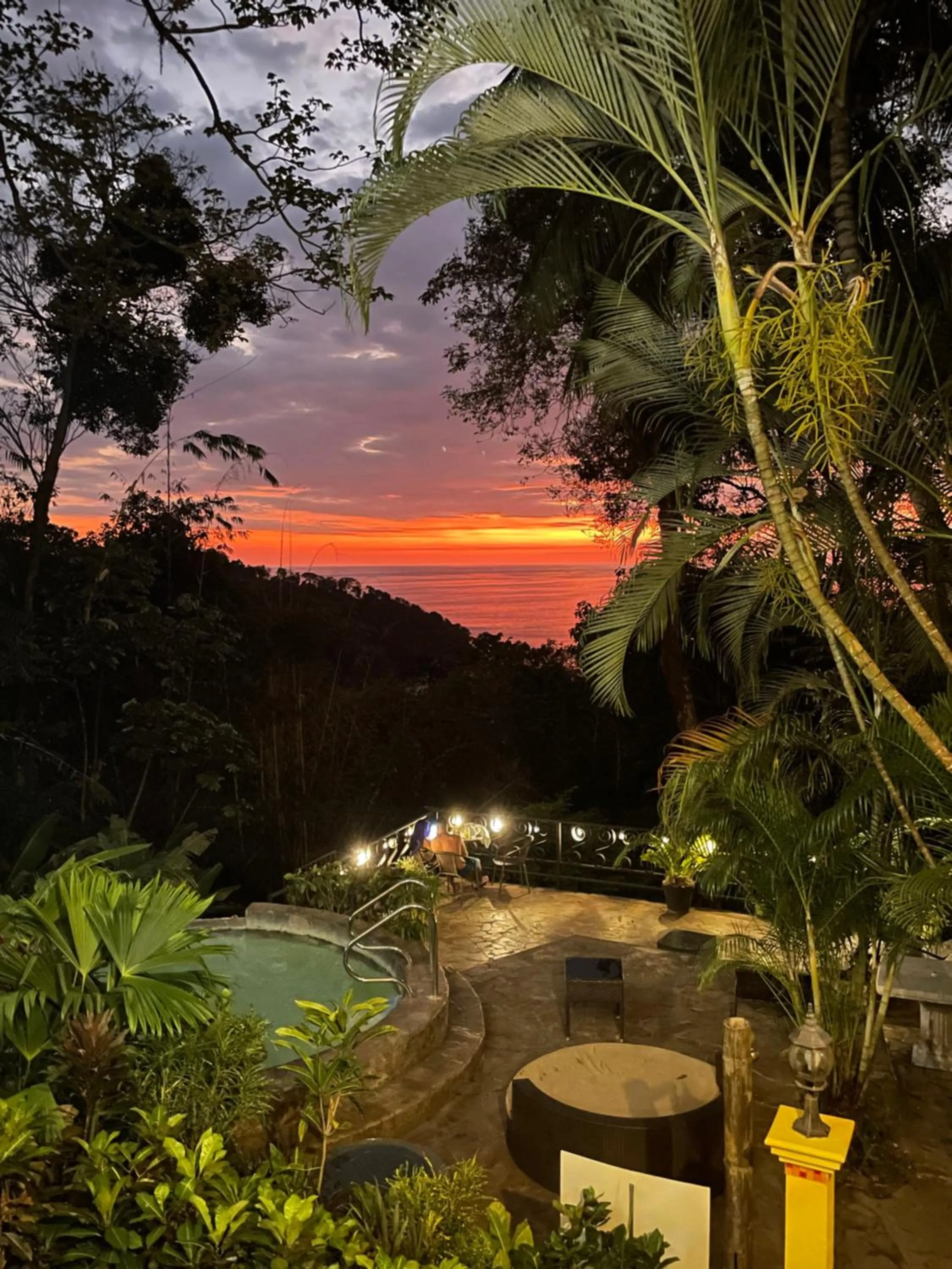 Patio in Mango Moon Villa