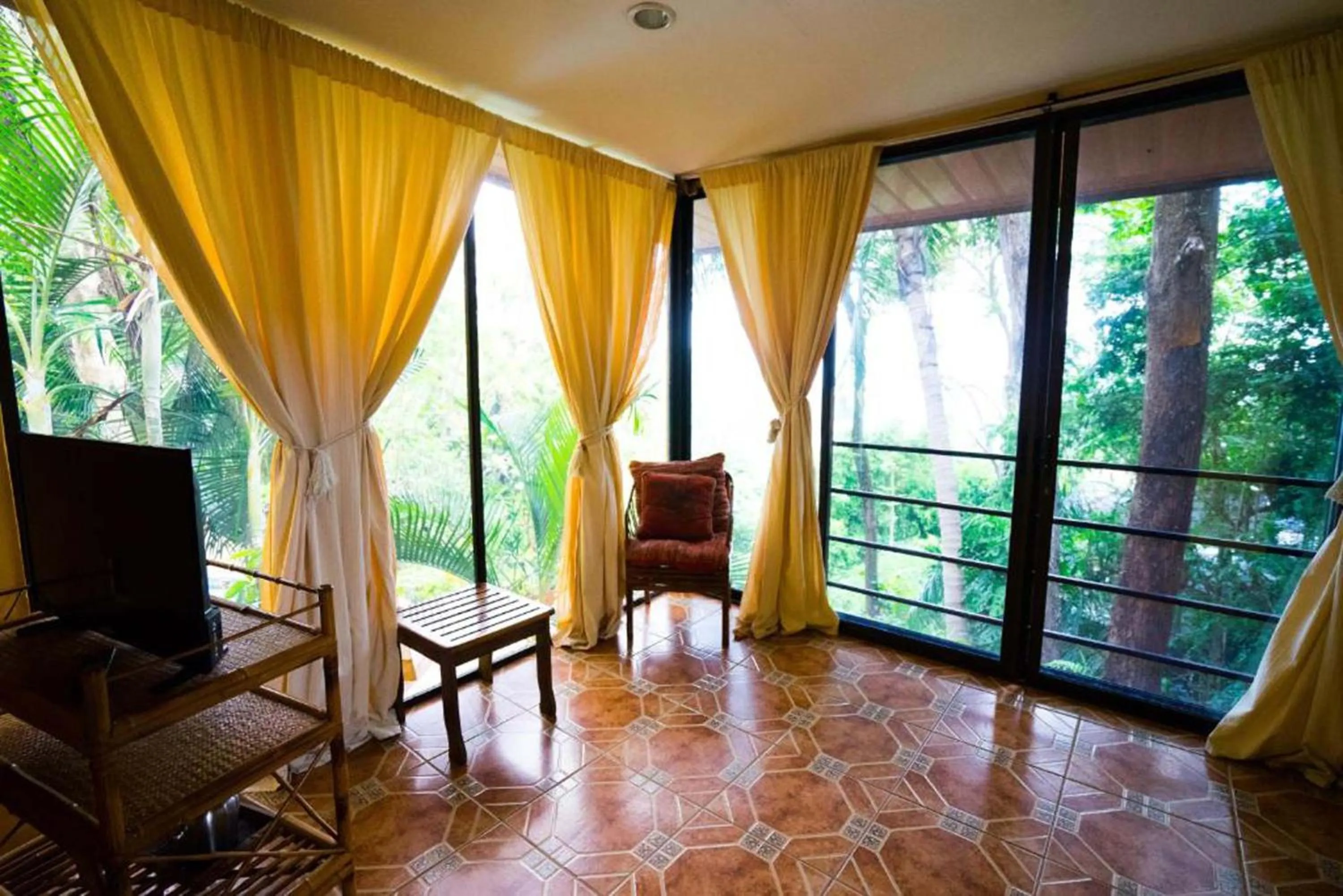 Garden view in Mango Moon Villa