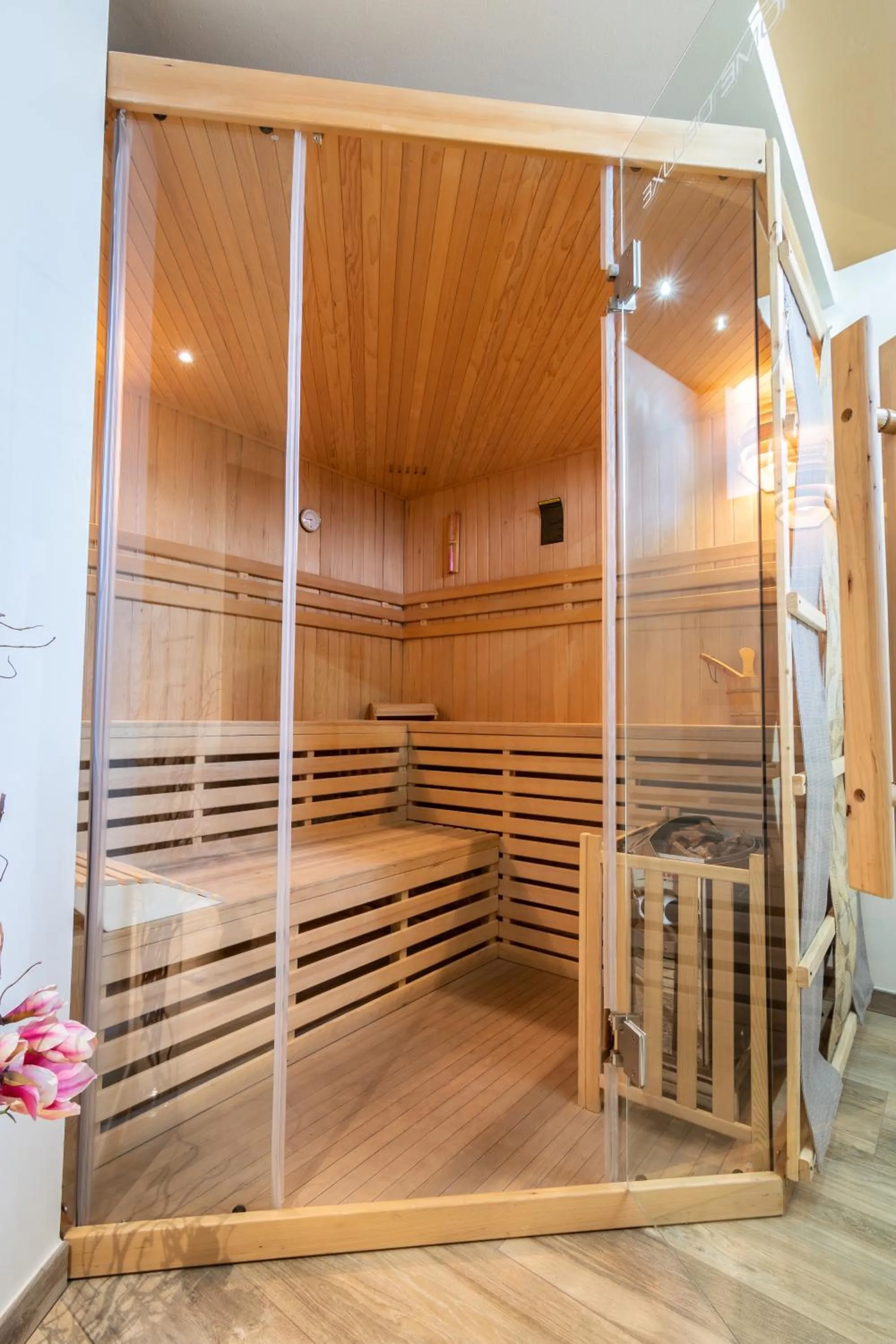 Sauna in Aparthotel Dolomites Living&Relax