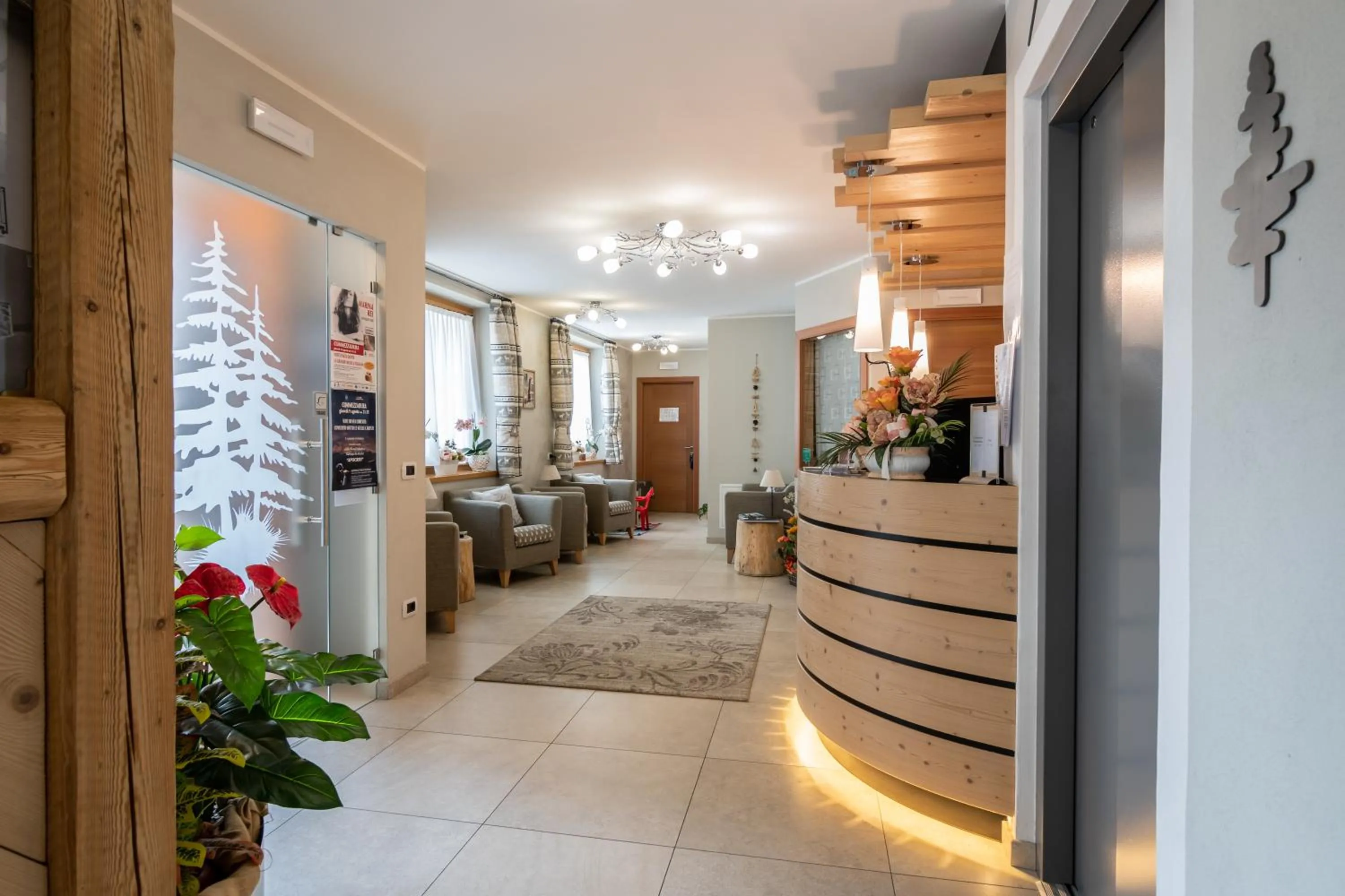 Lobby or reception in Aparthotel Dolomites Living&Relax