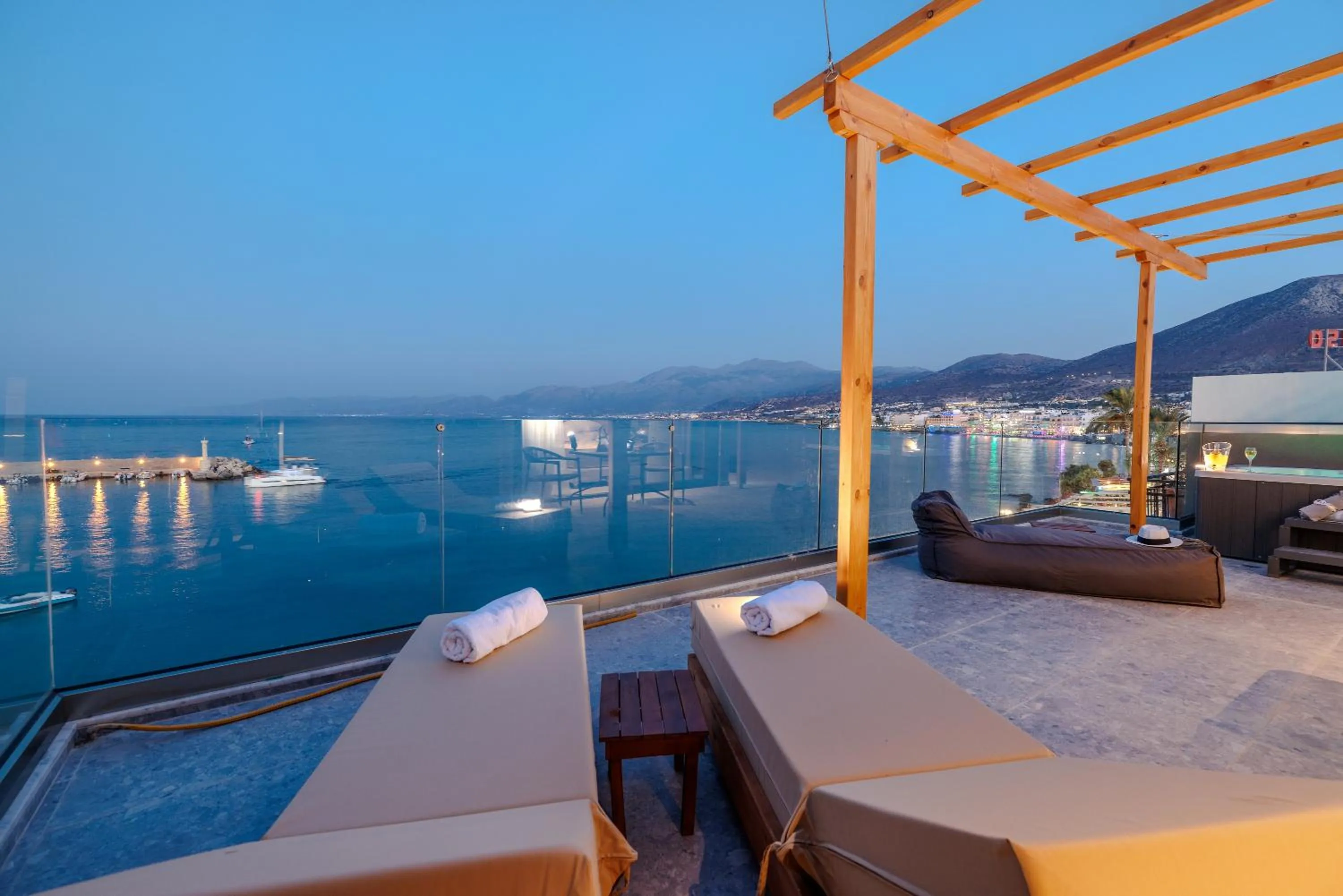 Sea view in Soho SeaFront Suites