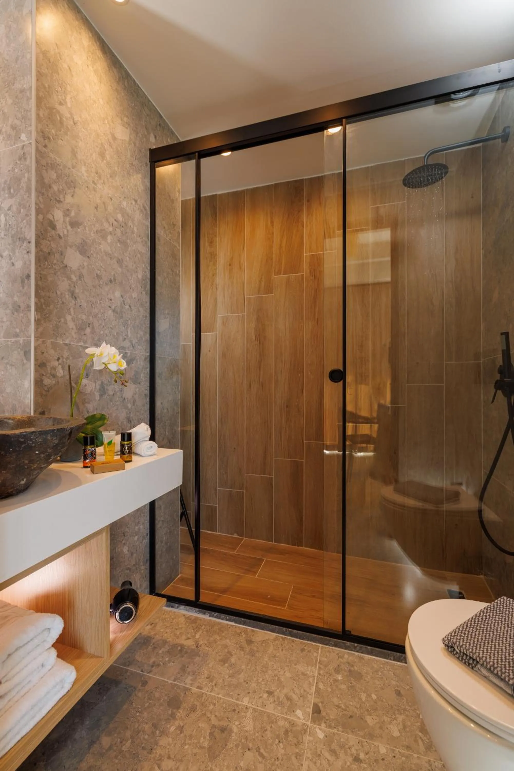Shower in Soho SeaFront Suites