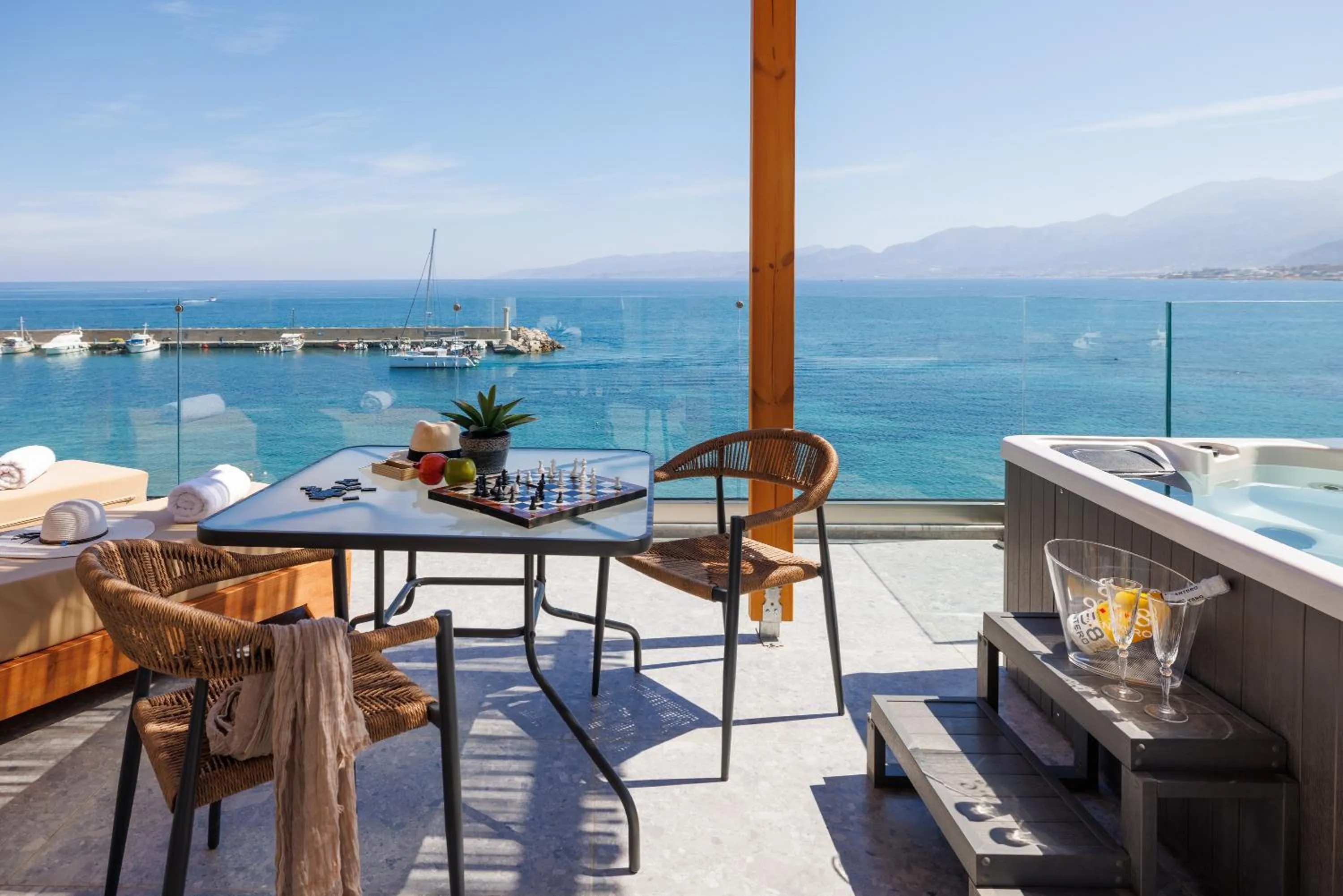 Sea view in Soho SeaFront Suites