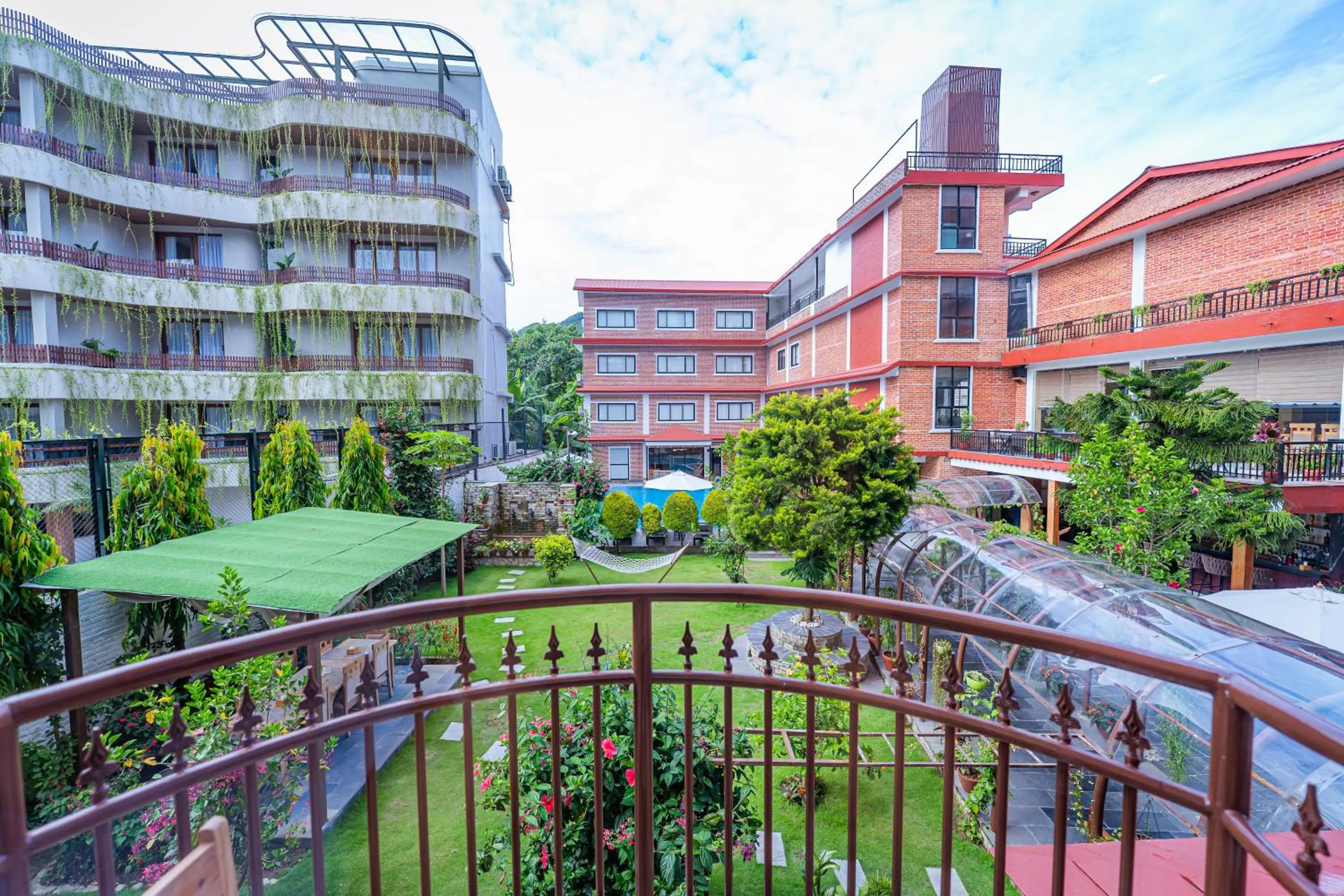 Garden view in Temple Himalaya Hotel & Spa