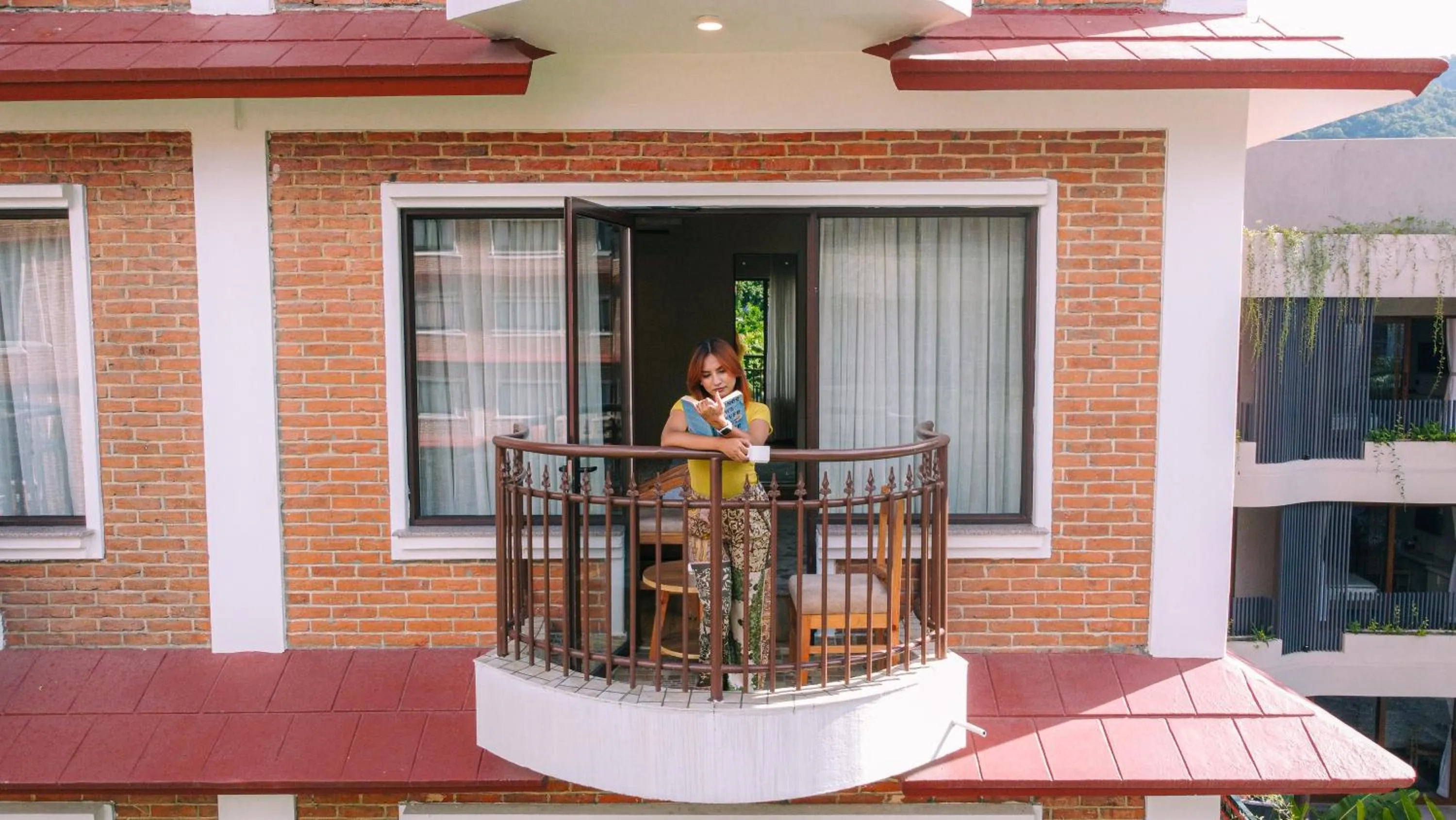 Balcony/Terrace in Temple Himalaya Hotel & Spa