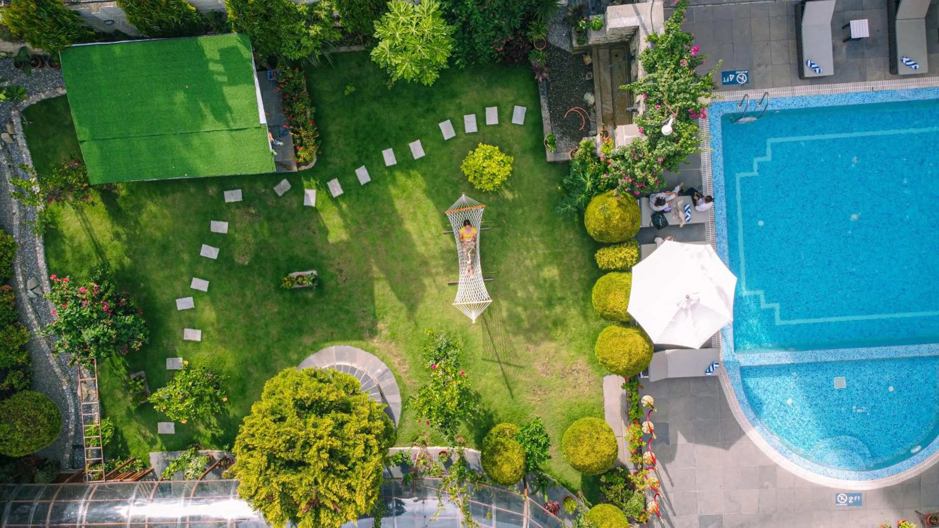 Garden in Temple Himalaya Hotel & Spa