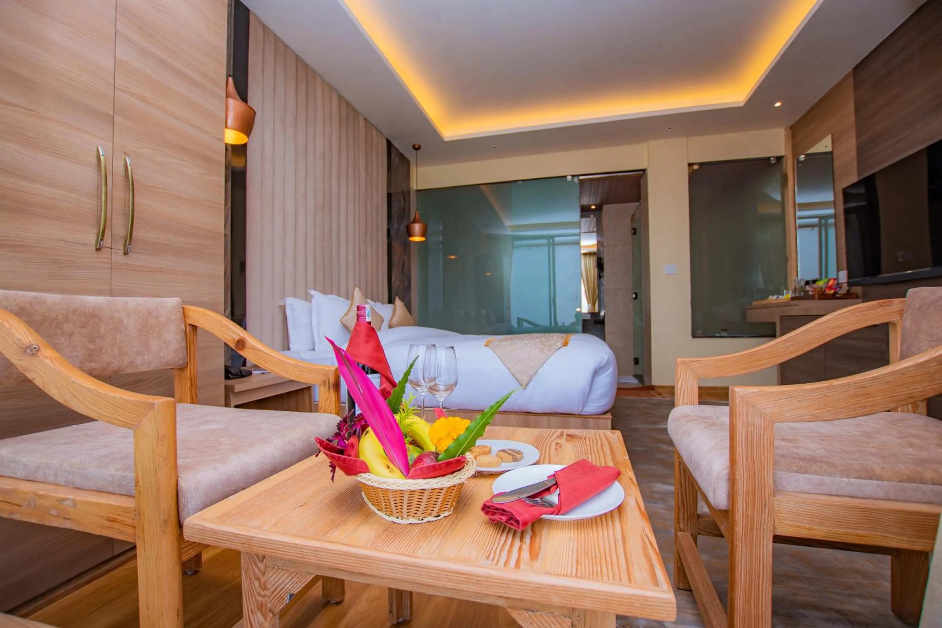 Seating area in Temple Himalaya Hotel & Spa