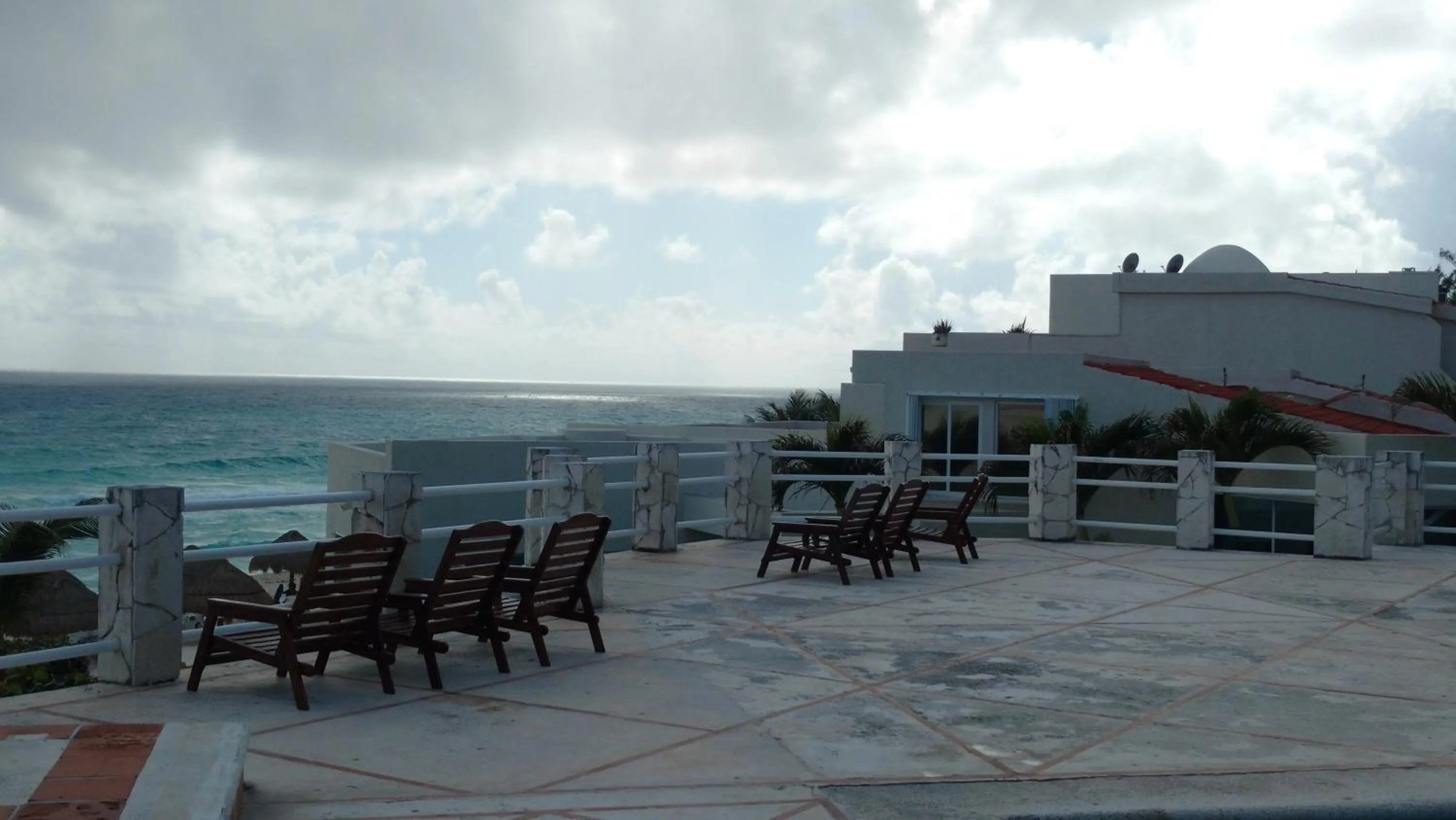 Balcony/Terrace in Apartment Ocean Front Cancun