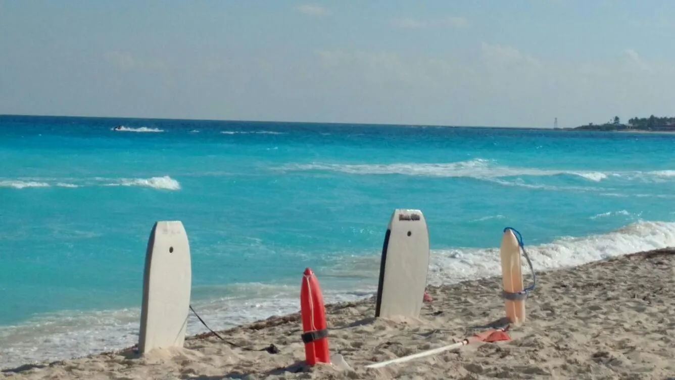 Day, Beach in Apartment Ocean Front Cancun