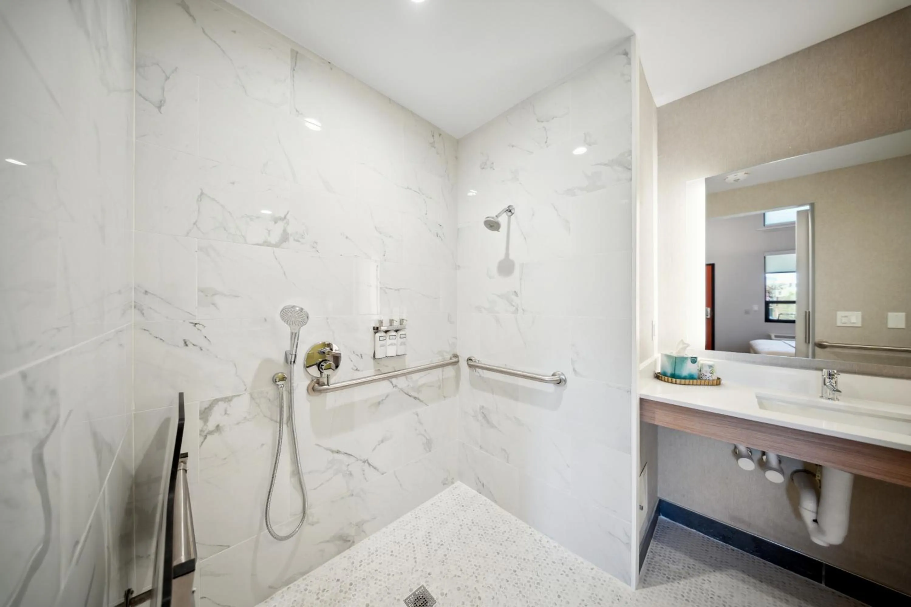 Shower in The Evergreen