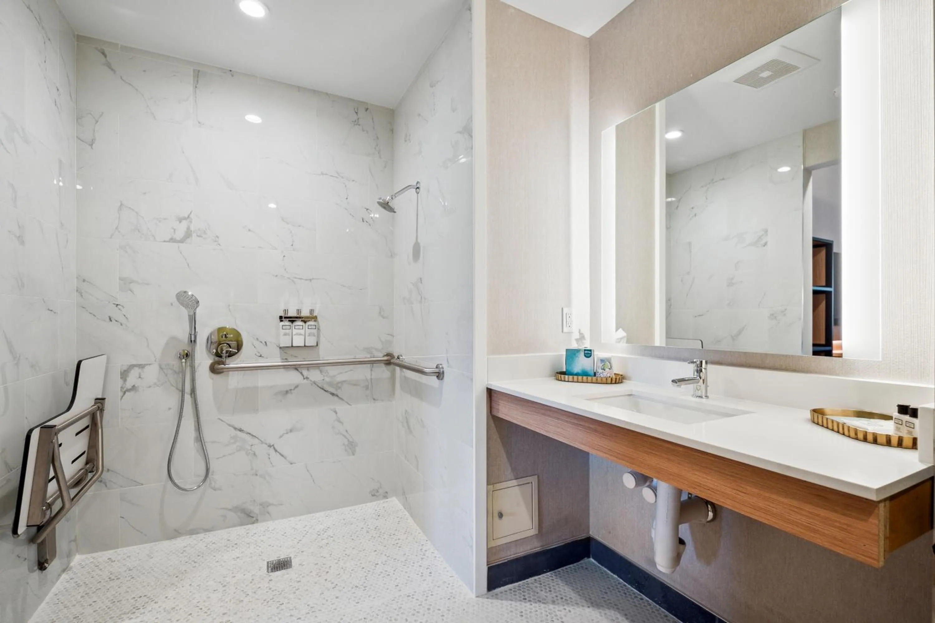 Shower in The Evergreen