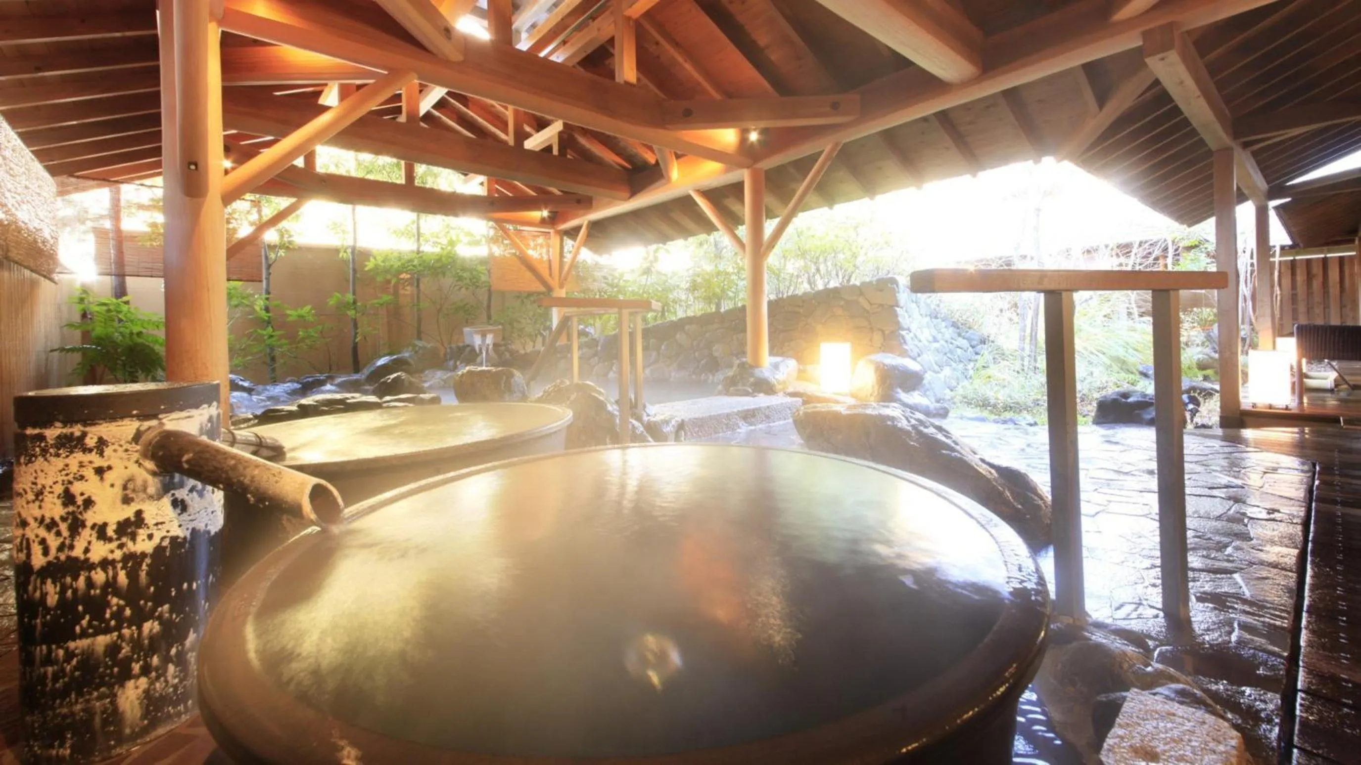 Hot Spring Bath in Shimobe Hotel