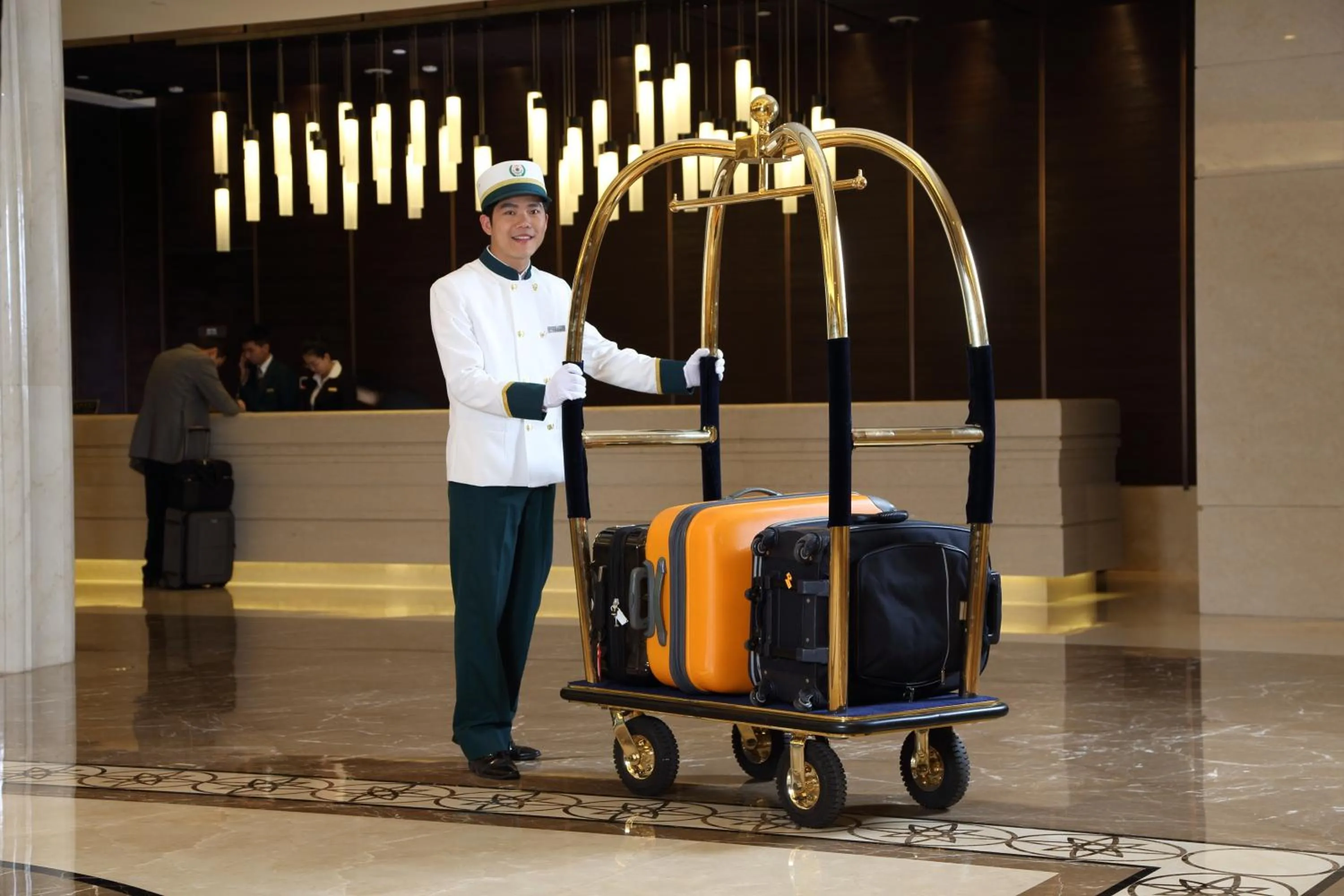 Staff in Evergreen Laurel Hotel, Shanghai