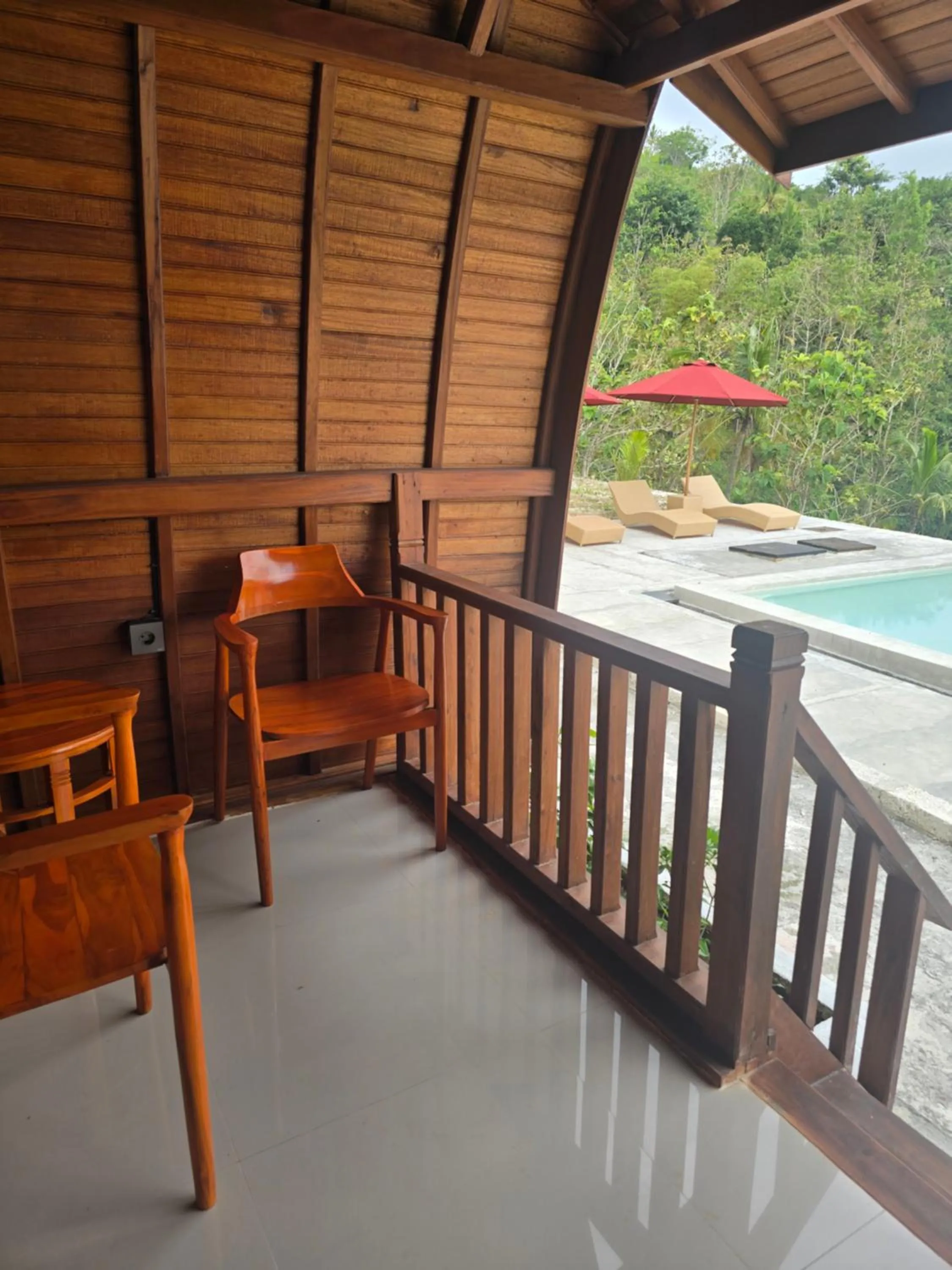 Balcony/Terrace in Dudu Cottage Nusa Penida