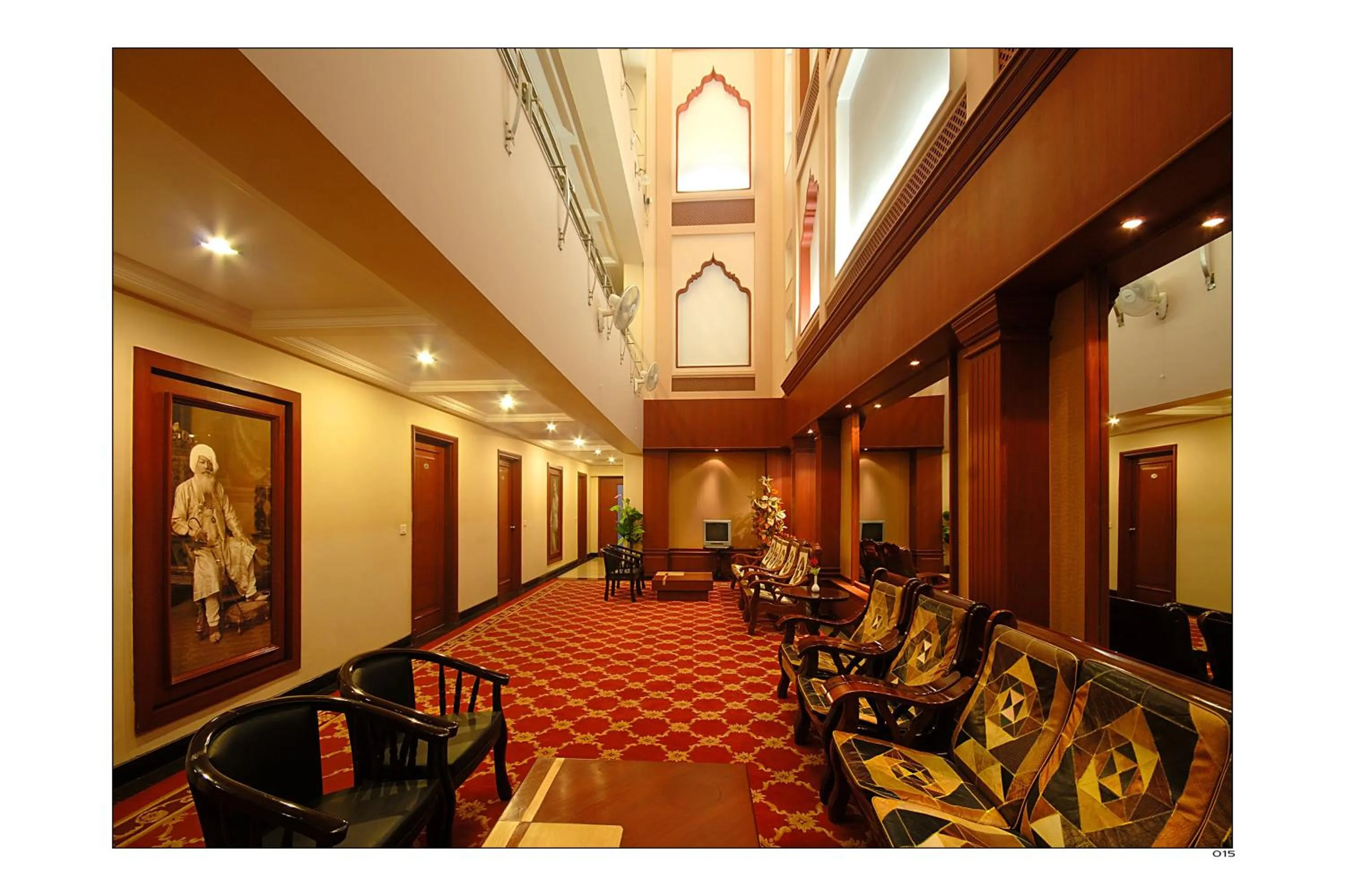 Seating area in Hotel Niky International