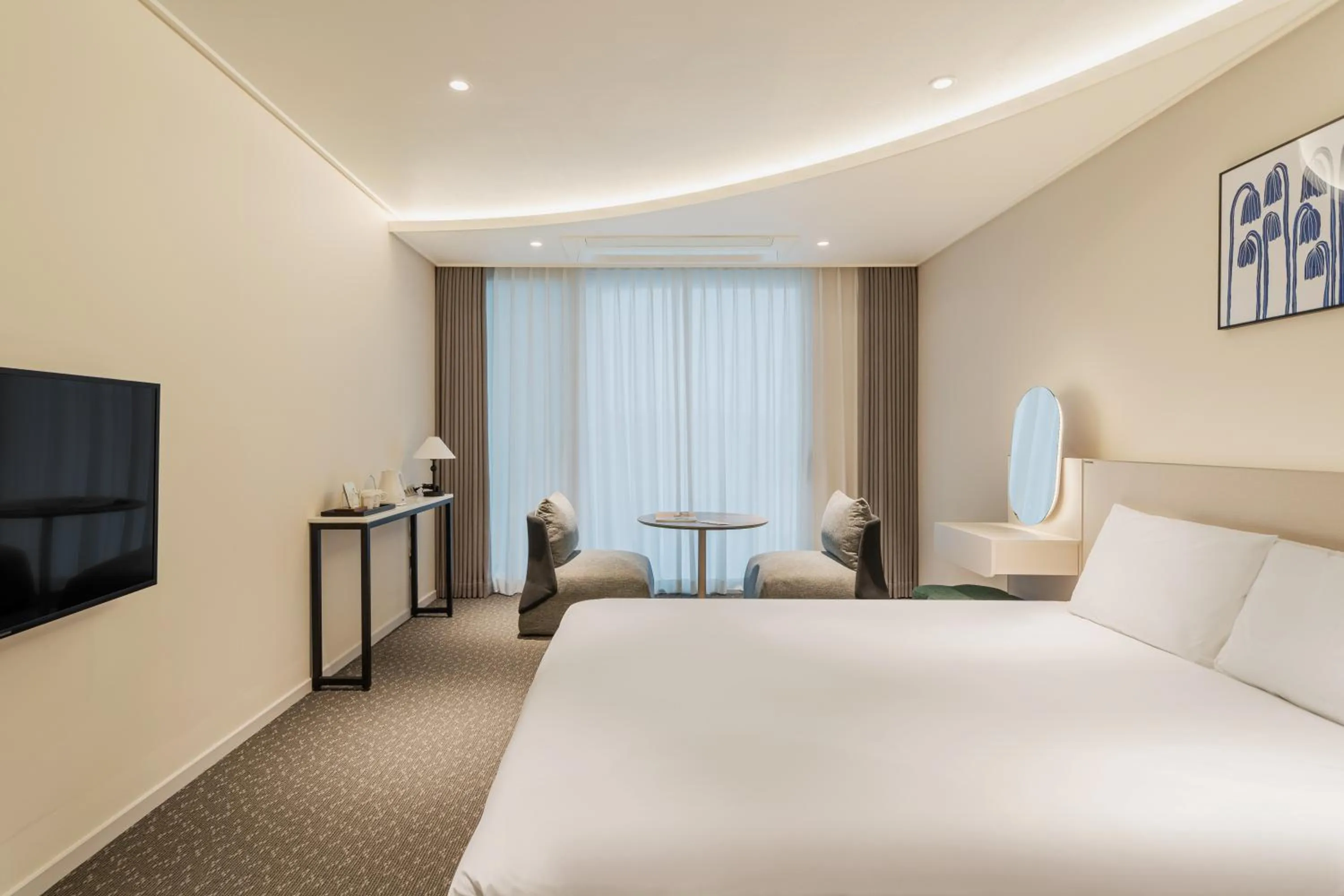 Bed in Urbanstay Naksan Beach