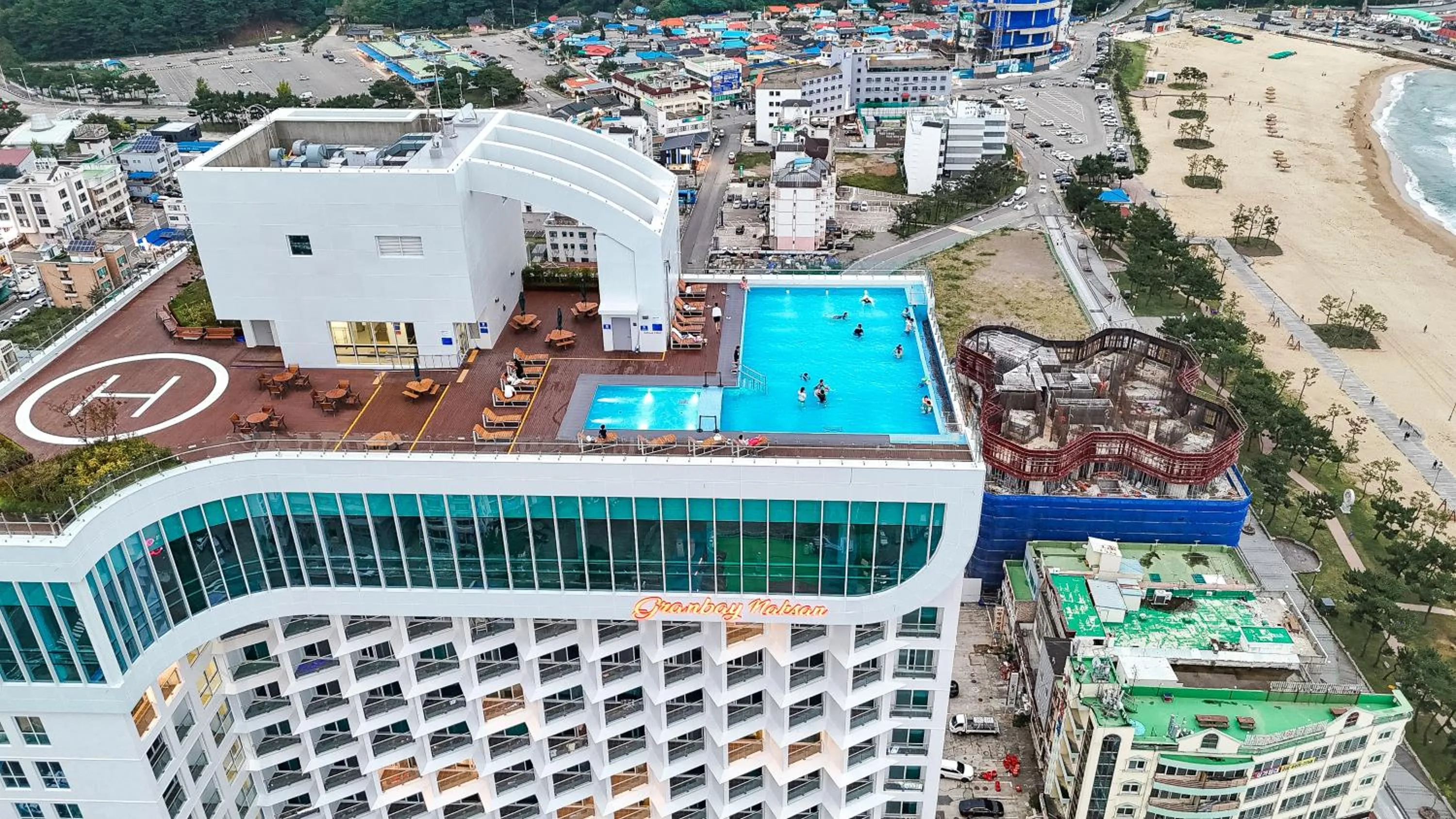 Bird's eye view in Urbanstay Naksan Beach