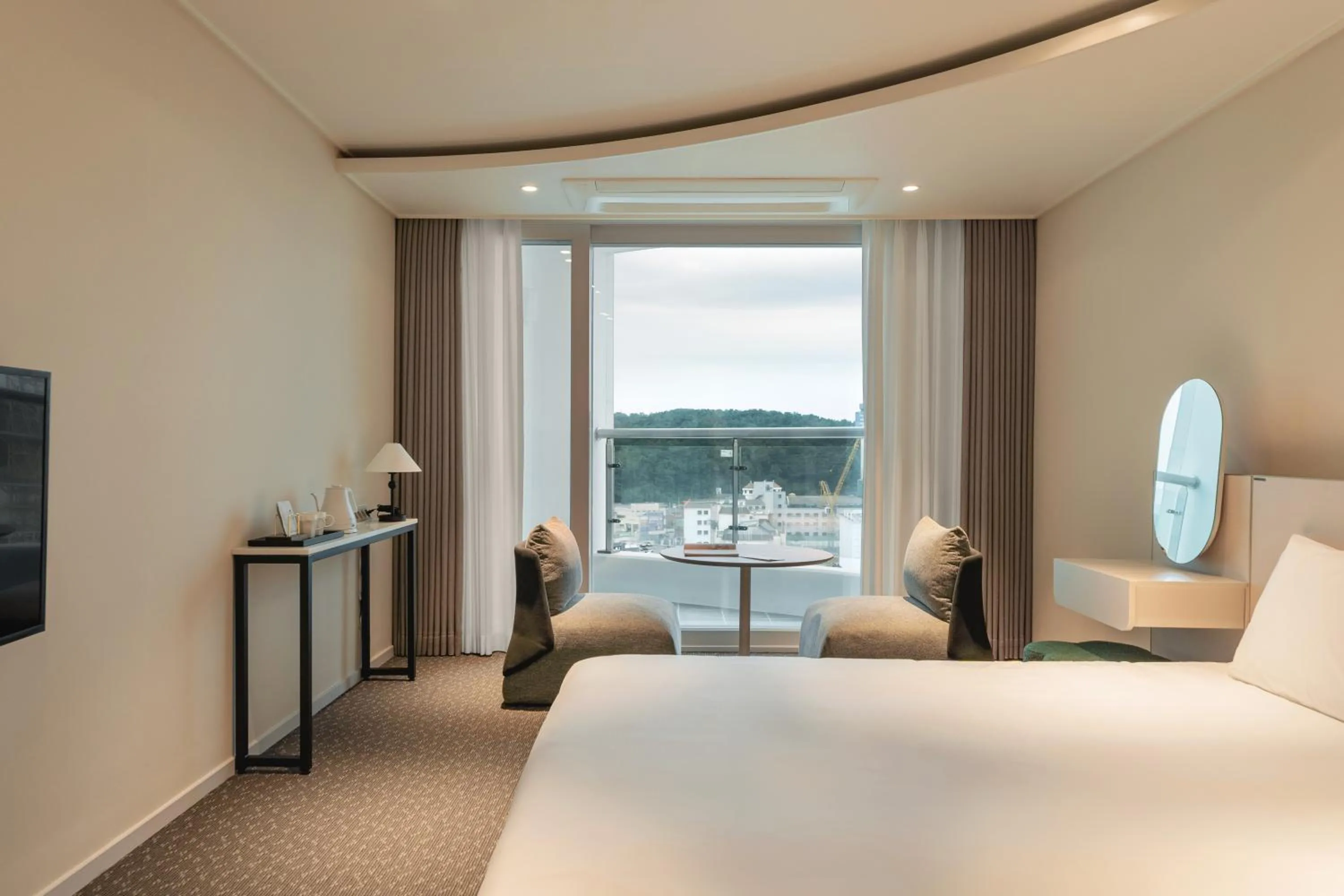 Bed in Urbanstay Naksan Beach