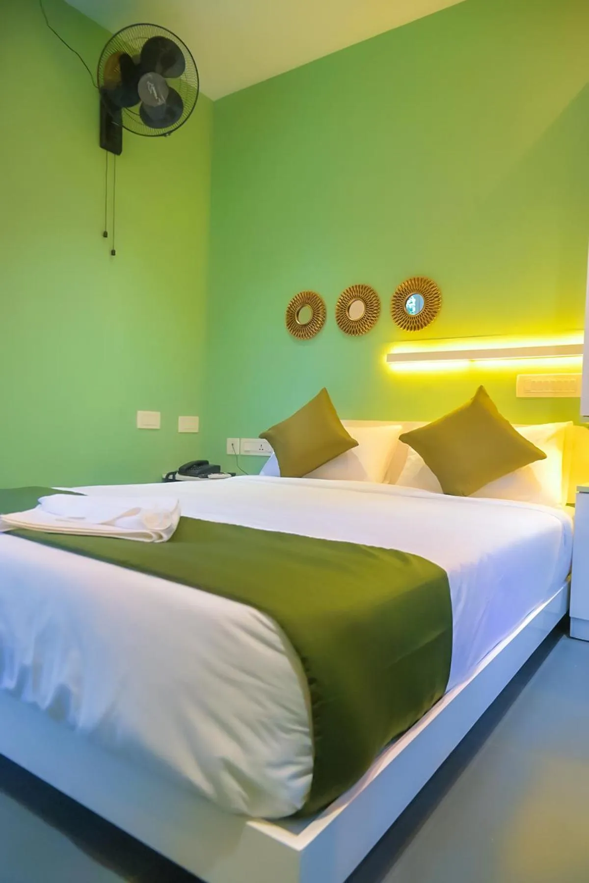 Bed in Bay View Suites, Vythiri, Wayanad