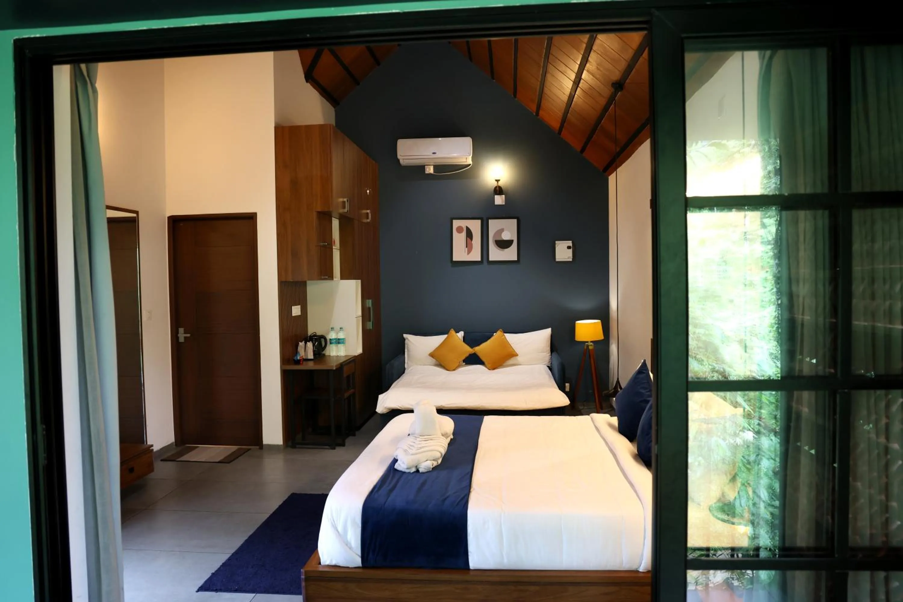 Bed in Bay View Suites, Vythiri, Wayanad