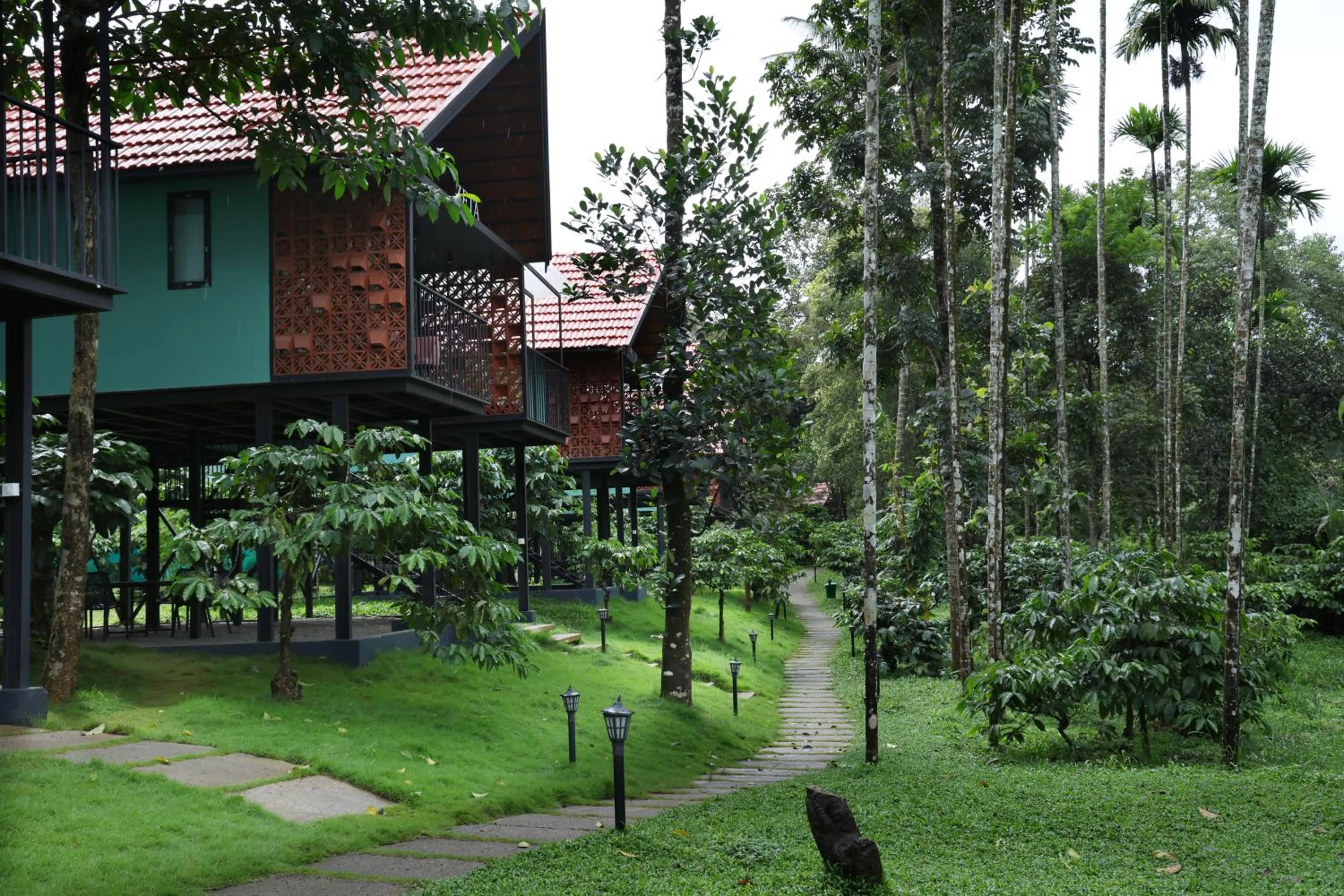Garden in Bay View Suites, Vythiri, Wayanad