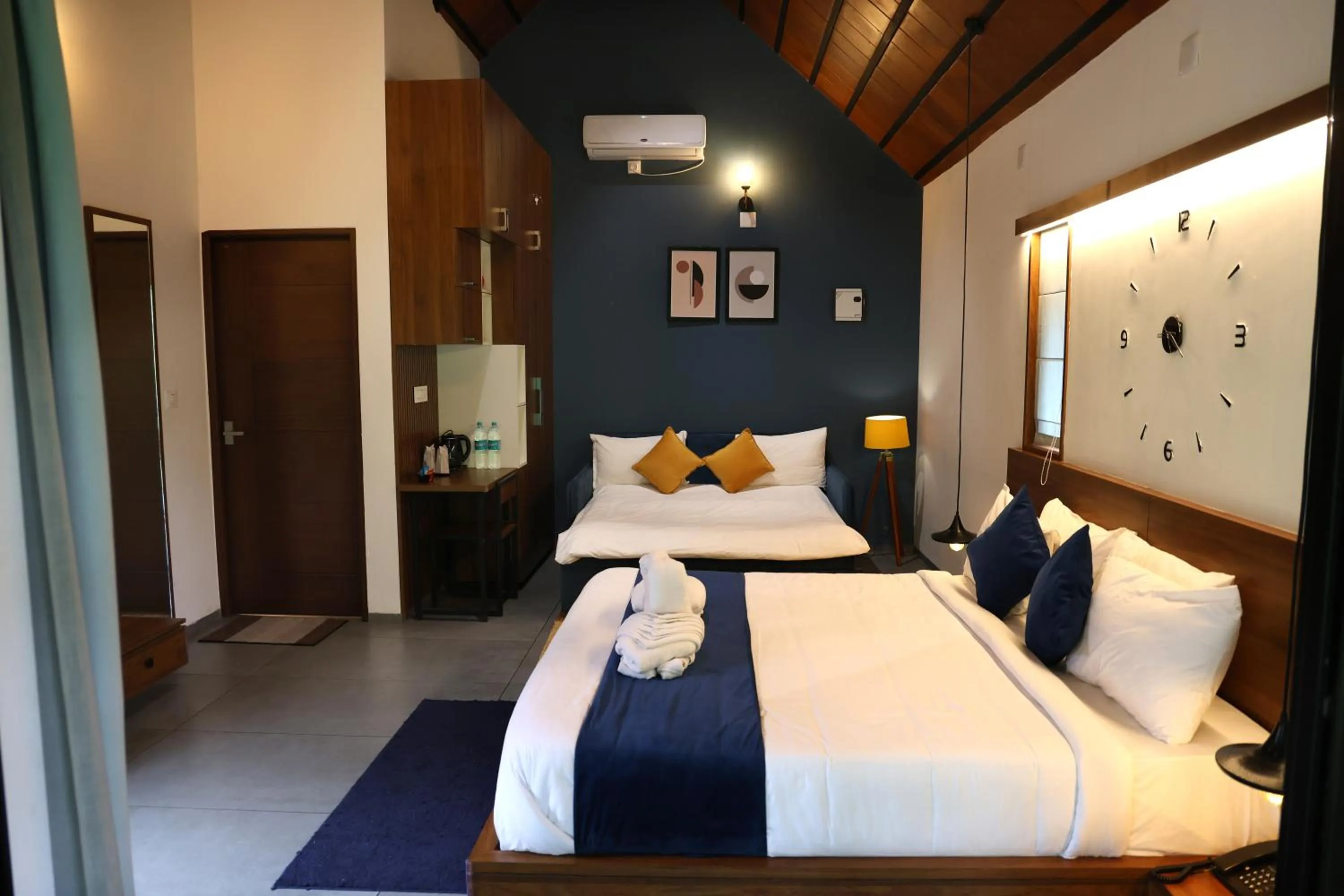 Bed in Bay View Suites, Vythiri, Wayanad
