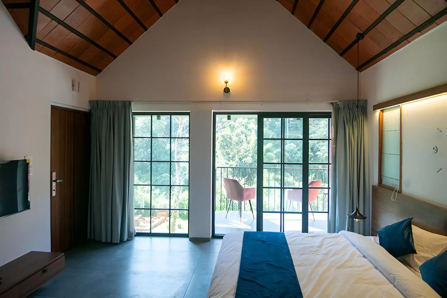 Balcony/Terrace, Bed in Bay View Suites, Vythiri, Wayanad