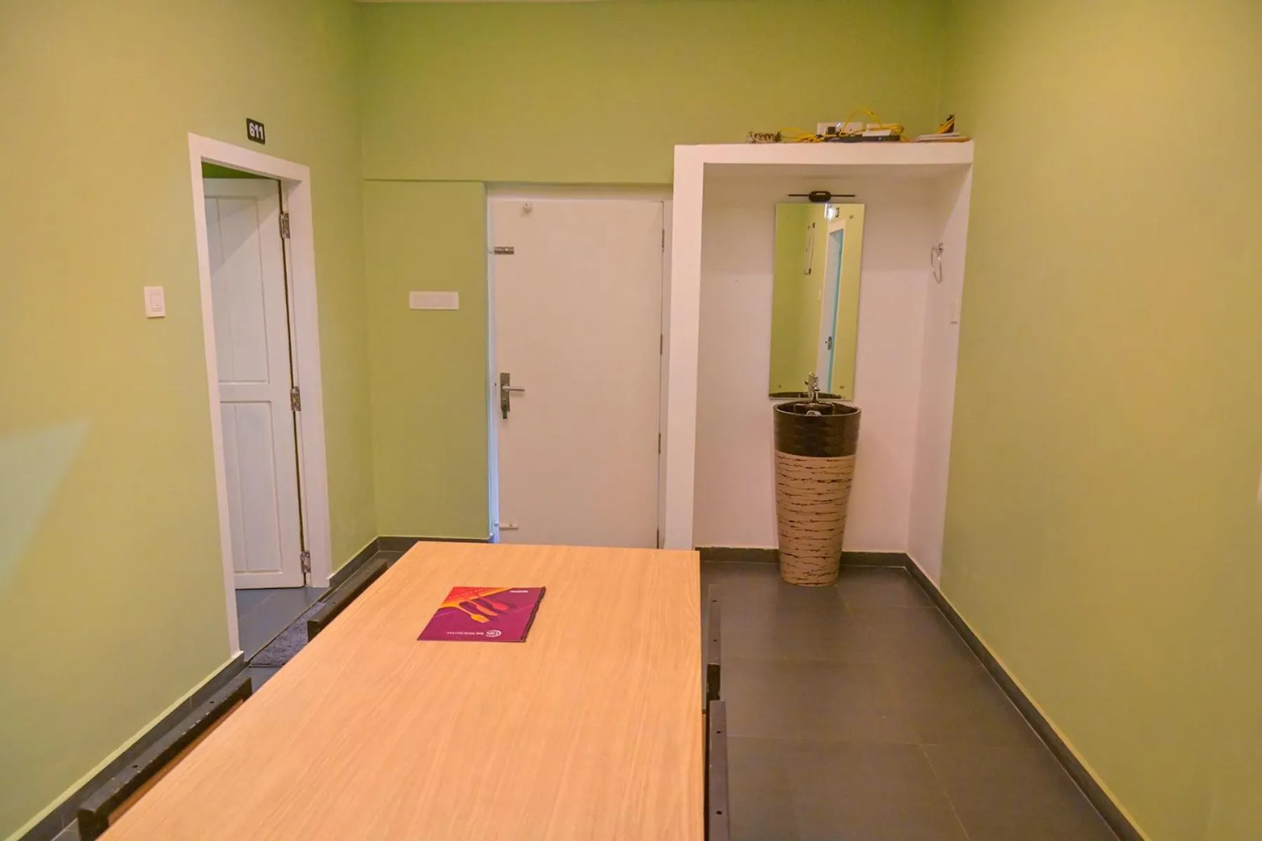 Dining area in Bay View Suites, Vythiri, Wayanad