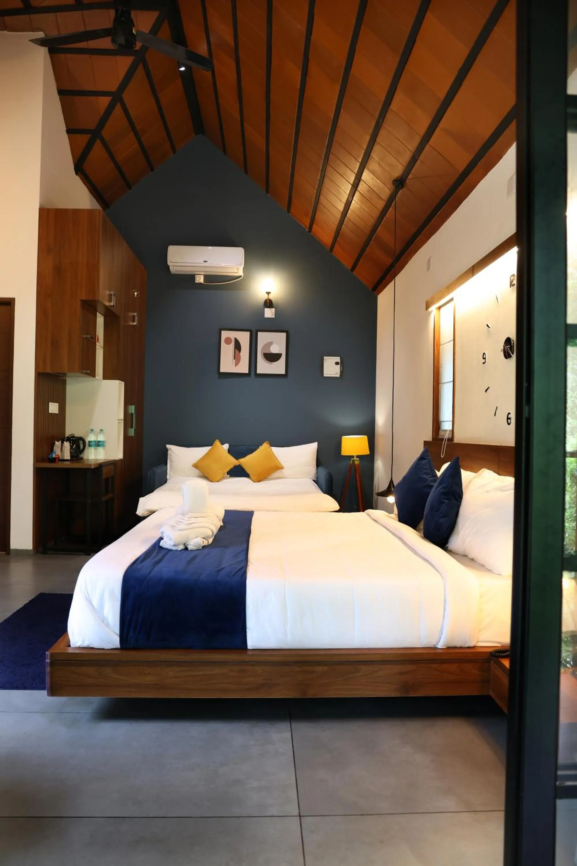 Bed in Bay View Suites, Vythiri, Wayanad
