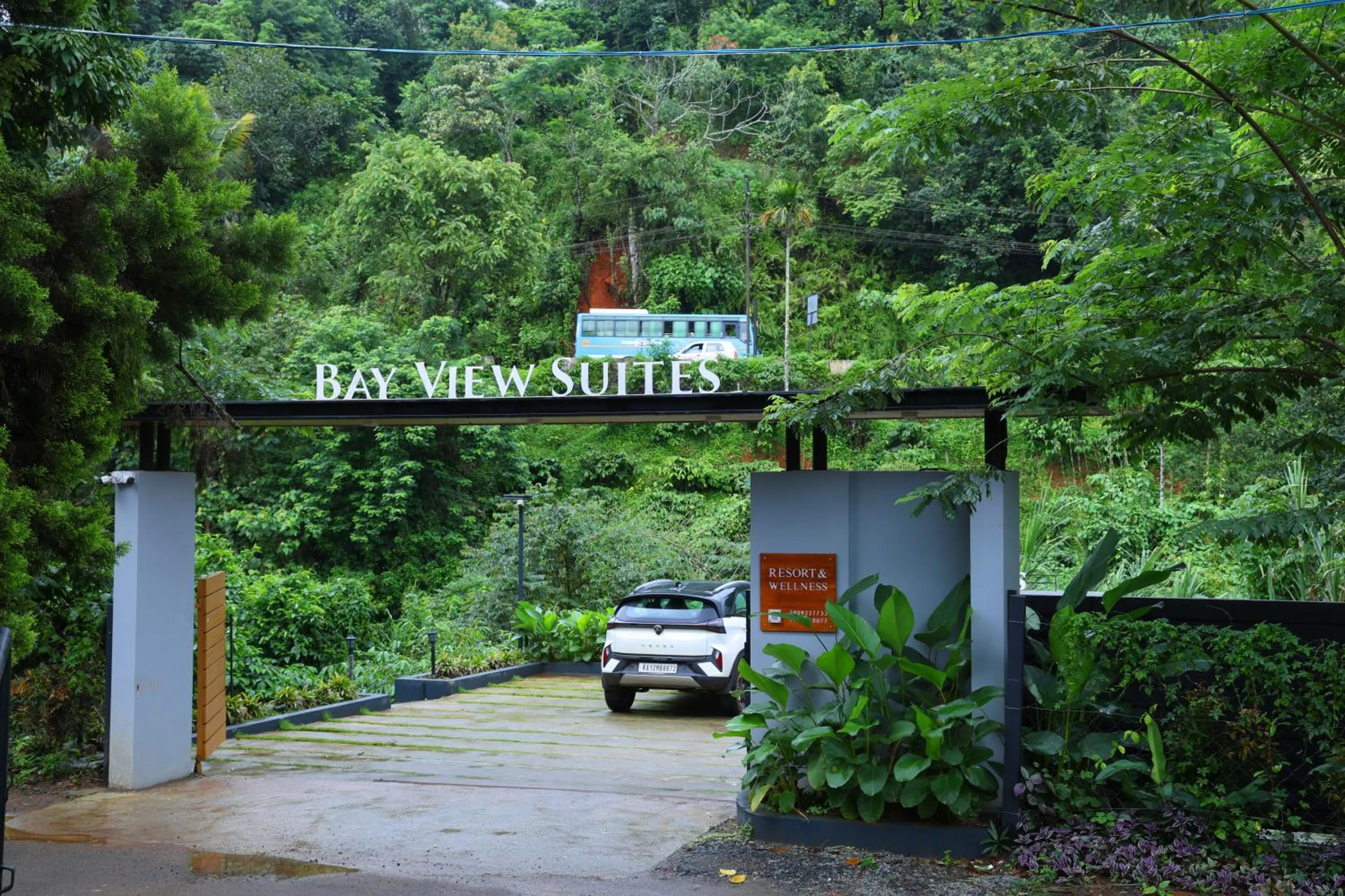 Facade/entrance in Bay View Suites, Vythiri, Wayanad