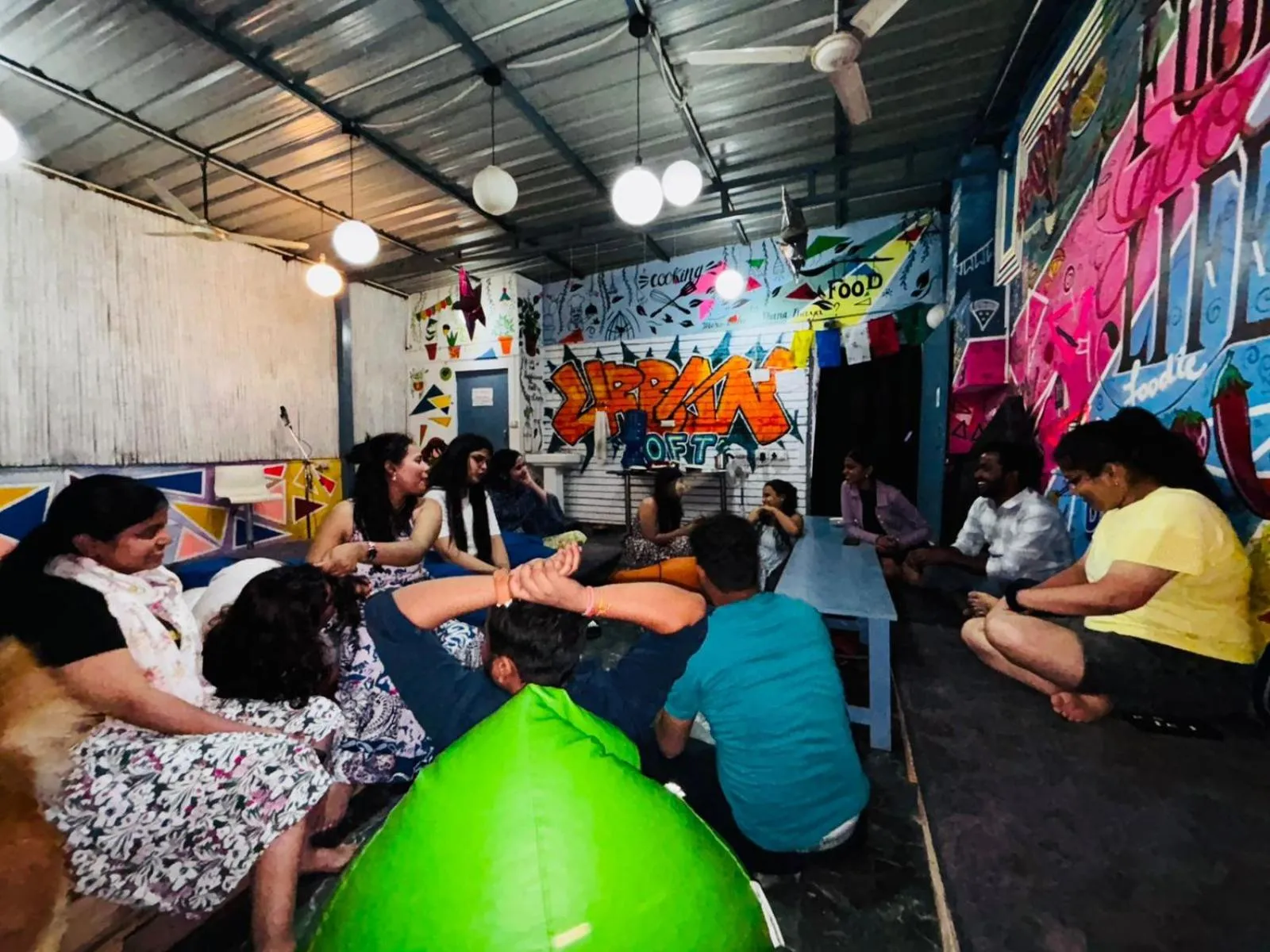 People in Urban Loft Hostel