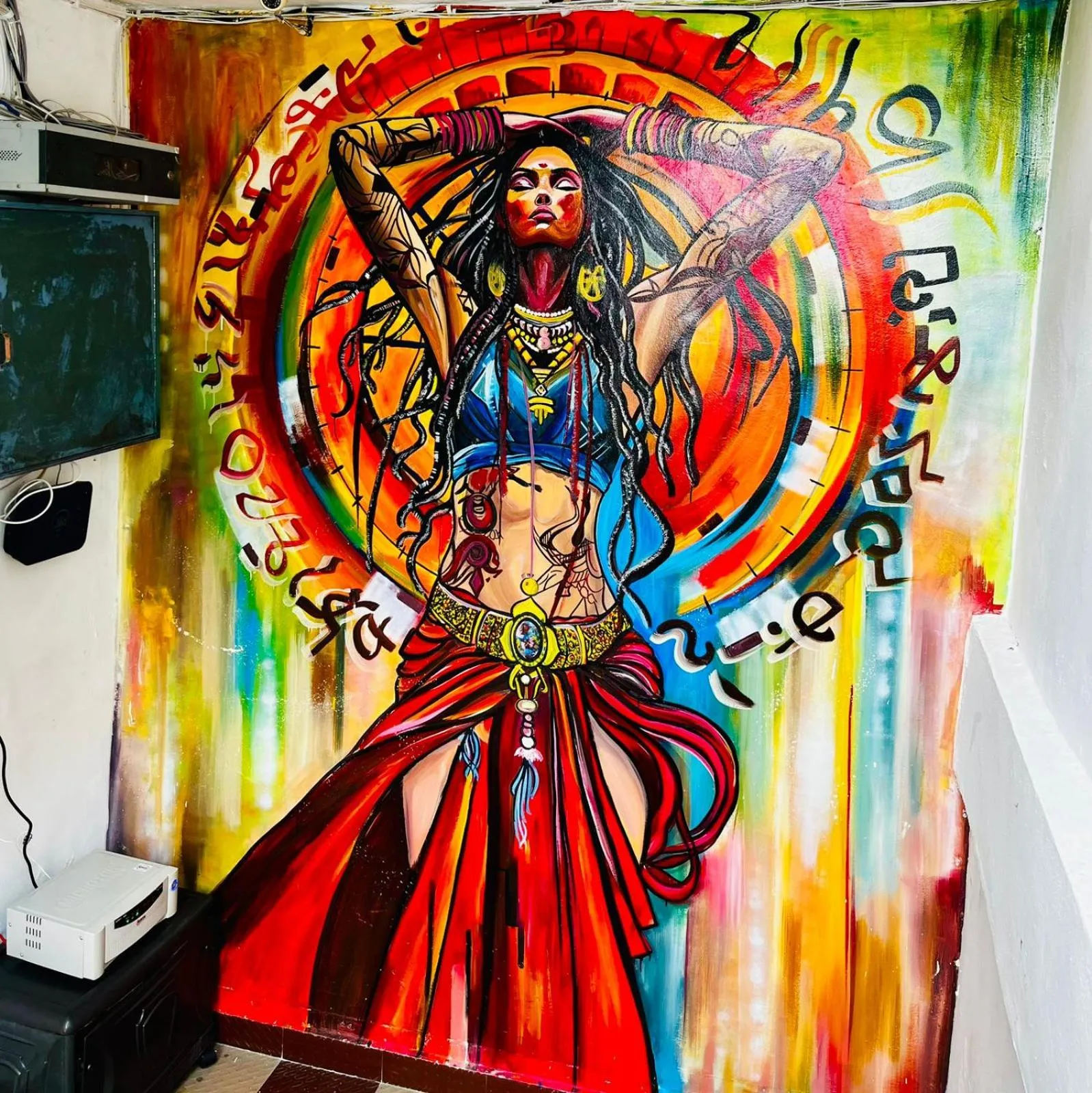 Decorative detail in Urban Loft Hostel