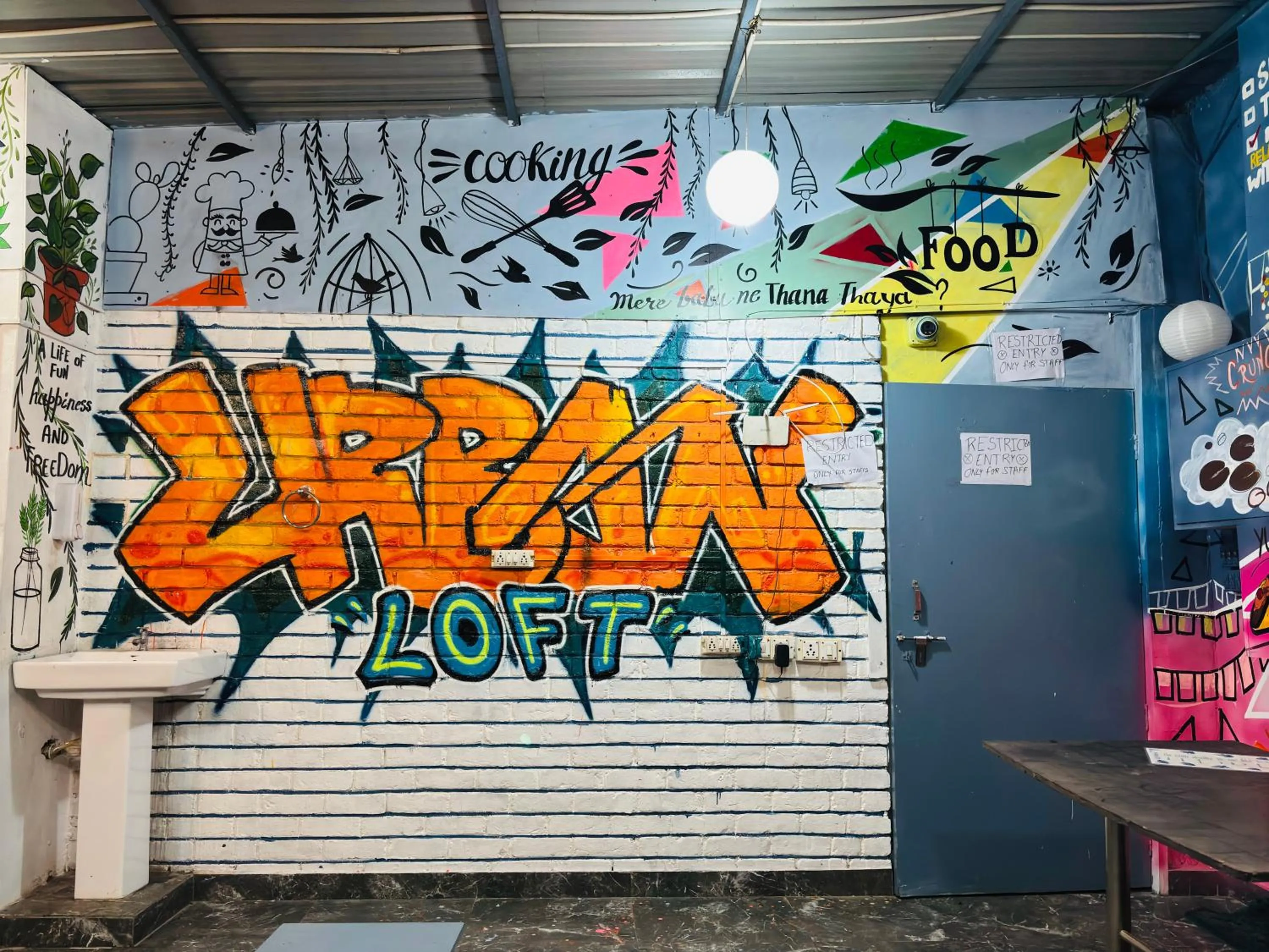 Restaurant/places to eat in Urban Loft Hostel