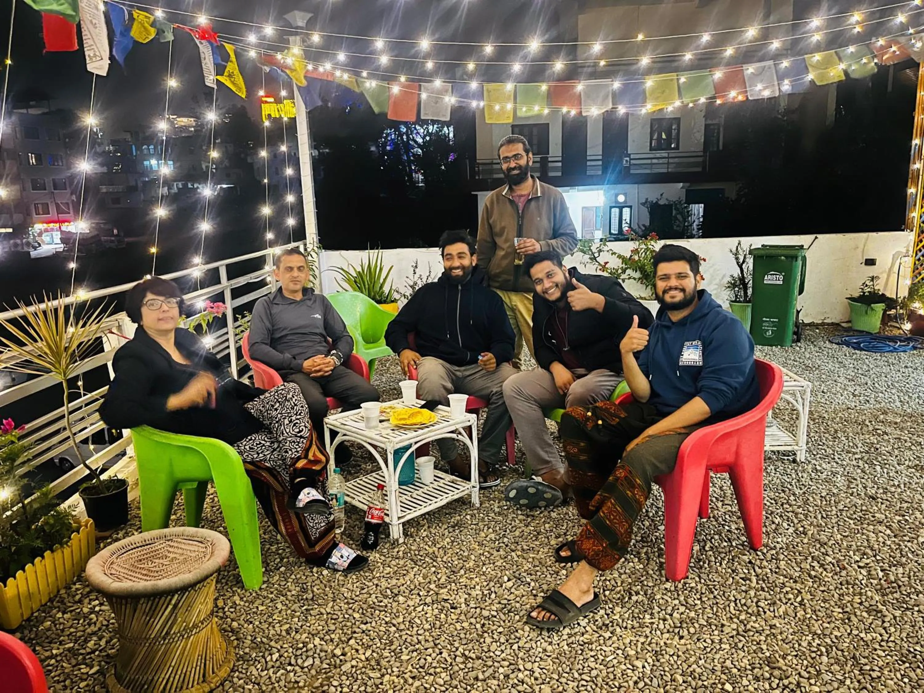 Seating area in Urban Loft Hostel