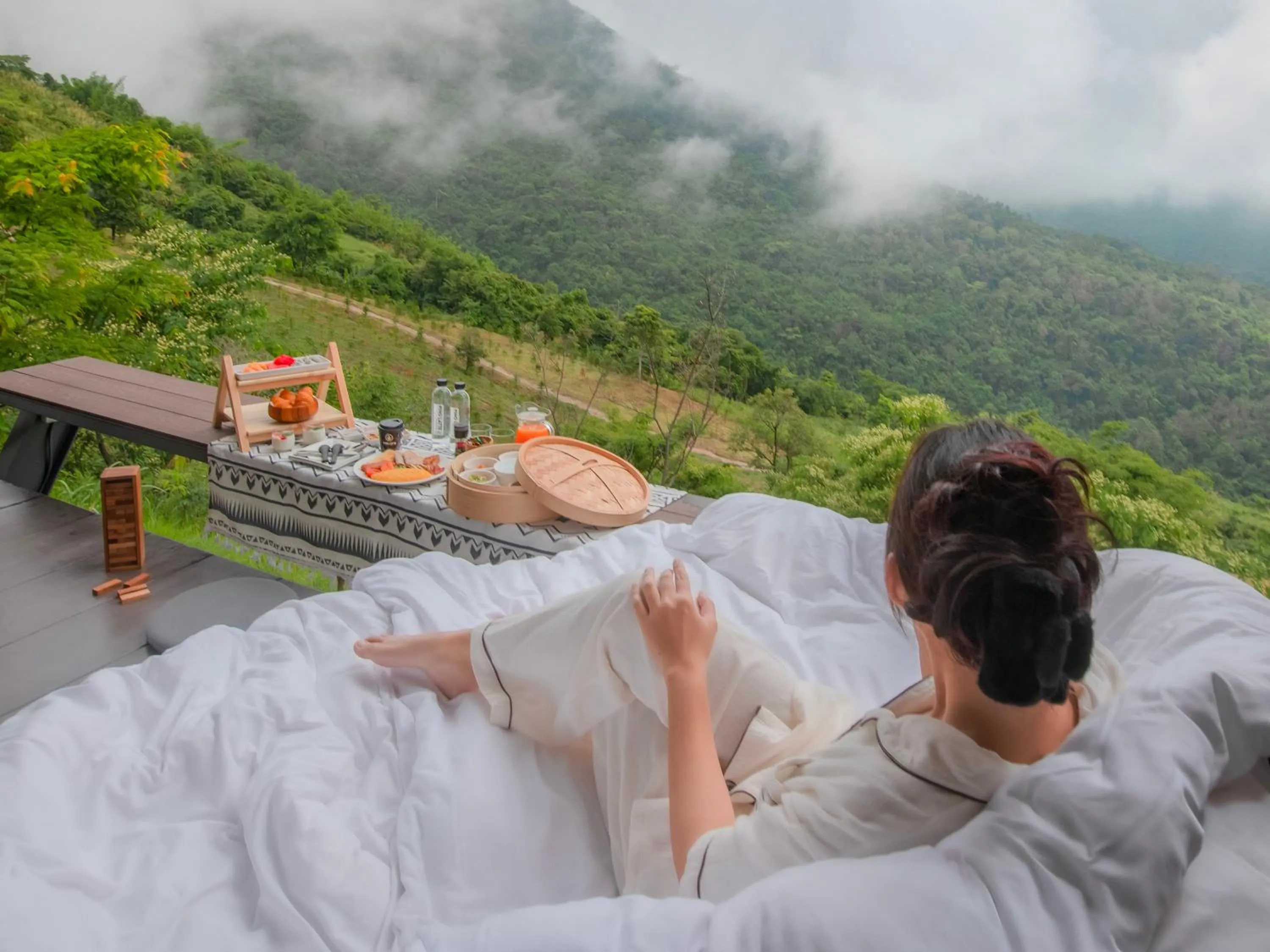 Balcony/Terrace in Pino Latte Khao Kho