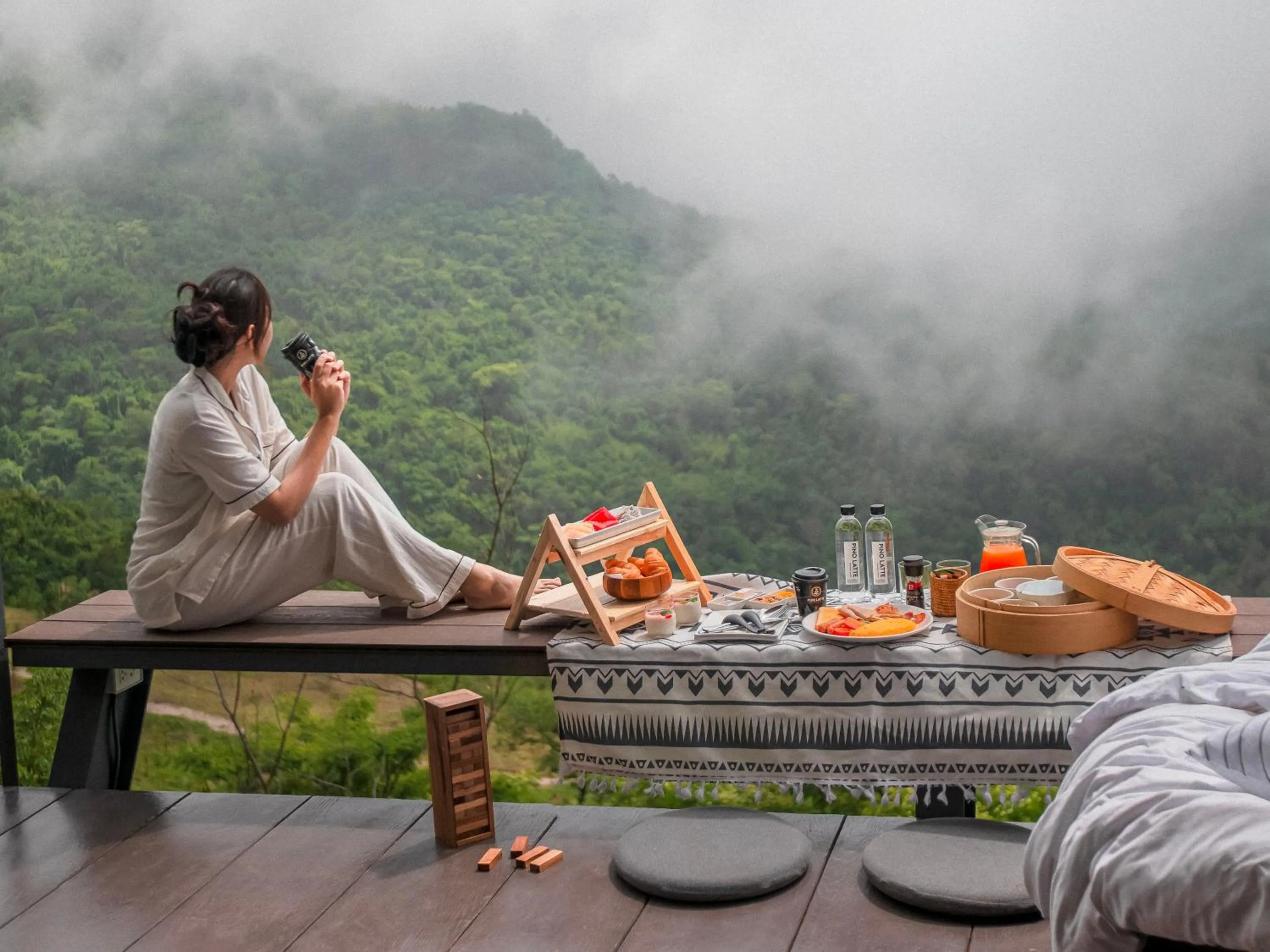 Balcony/Terrace in Pino Latte Khao Kho