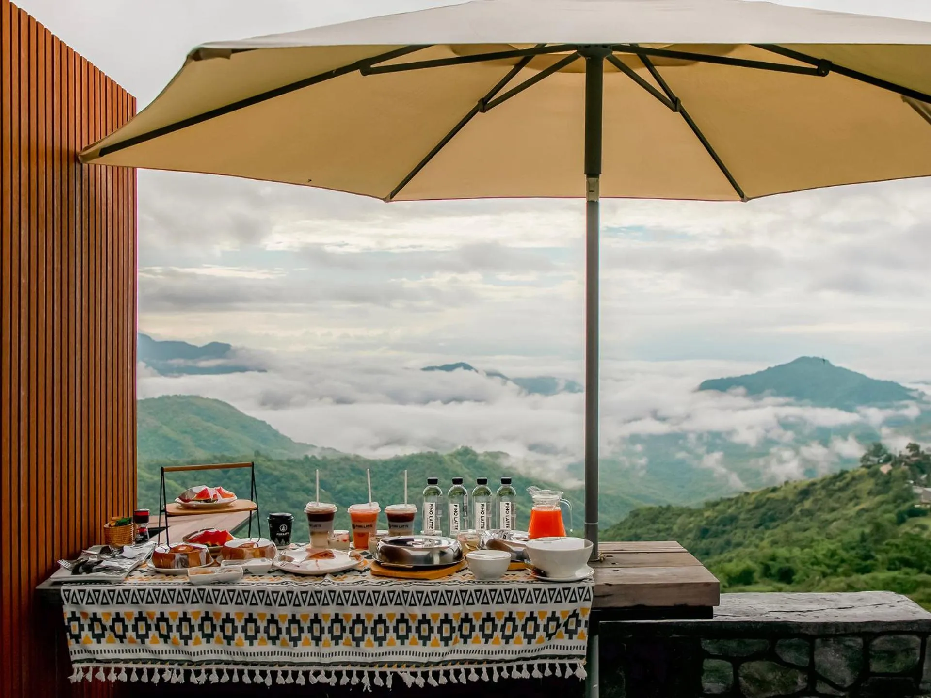 Balcony/Terrace in Pino Latte Khao Kho