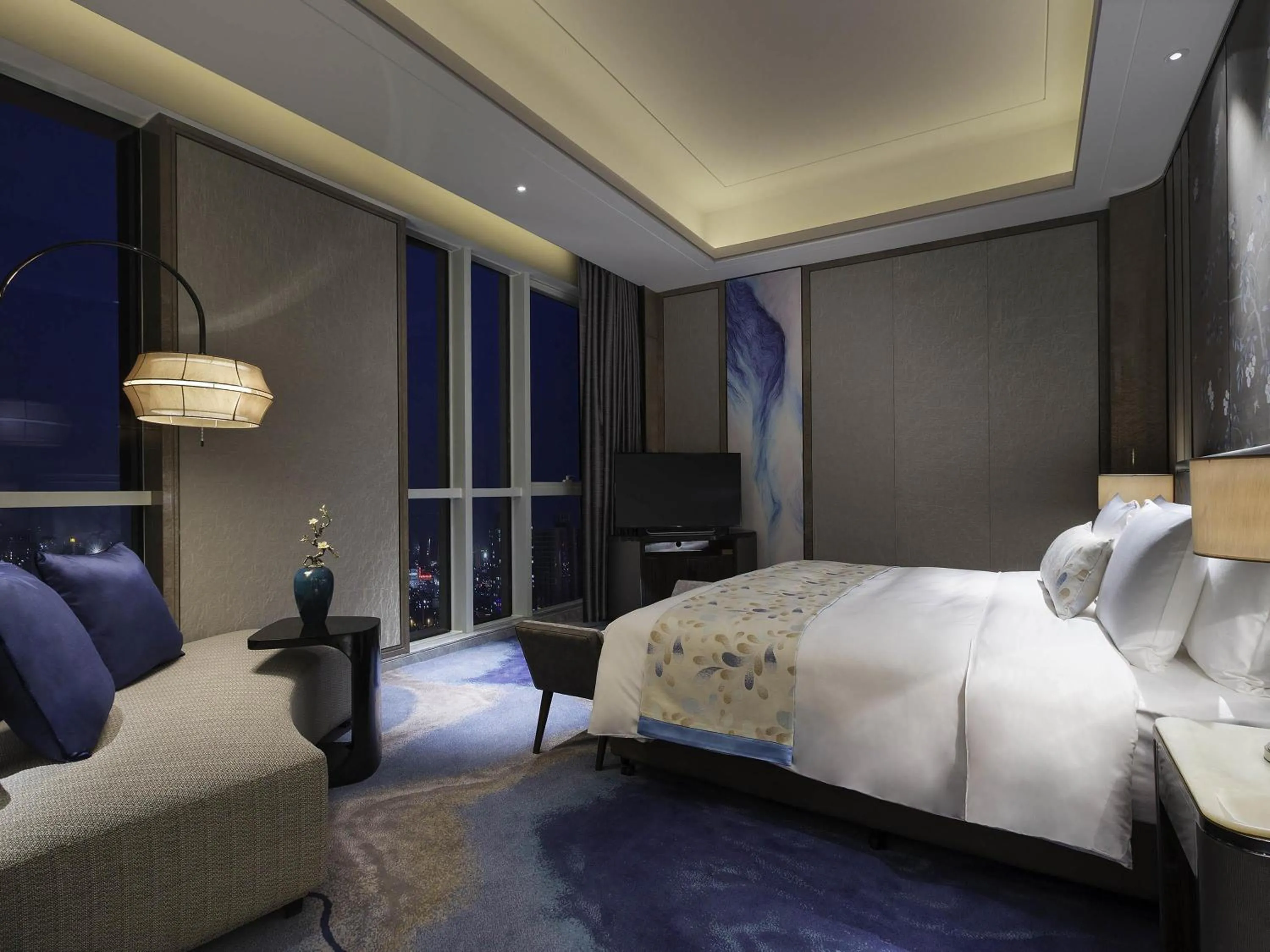 Bedroom, Bed in Pullman Yantai Center