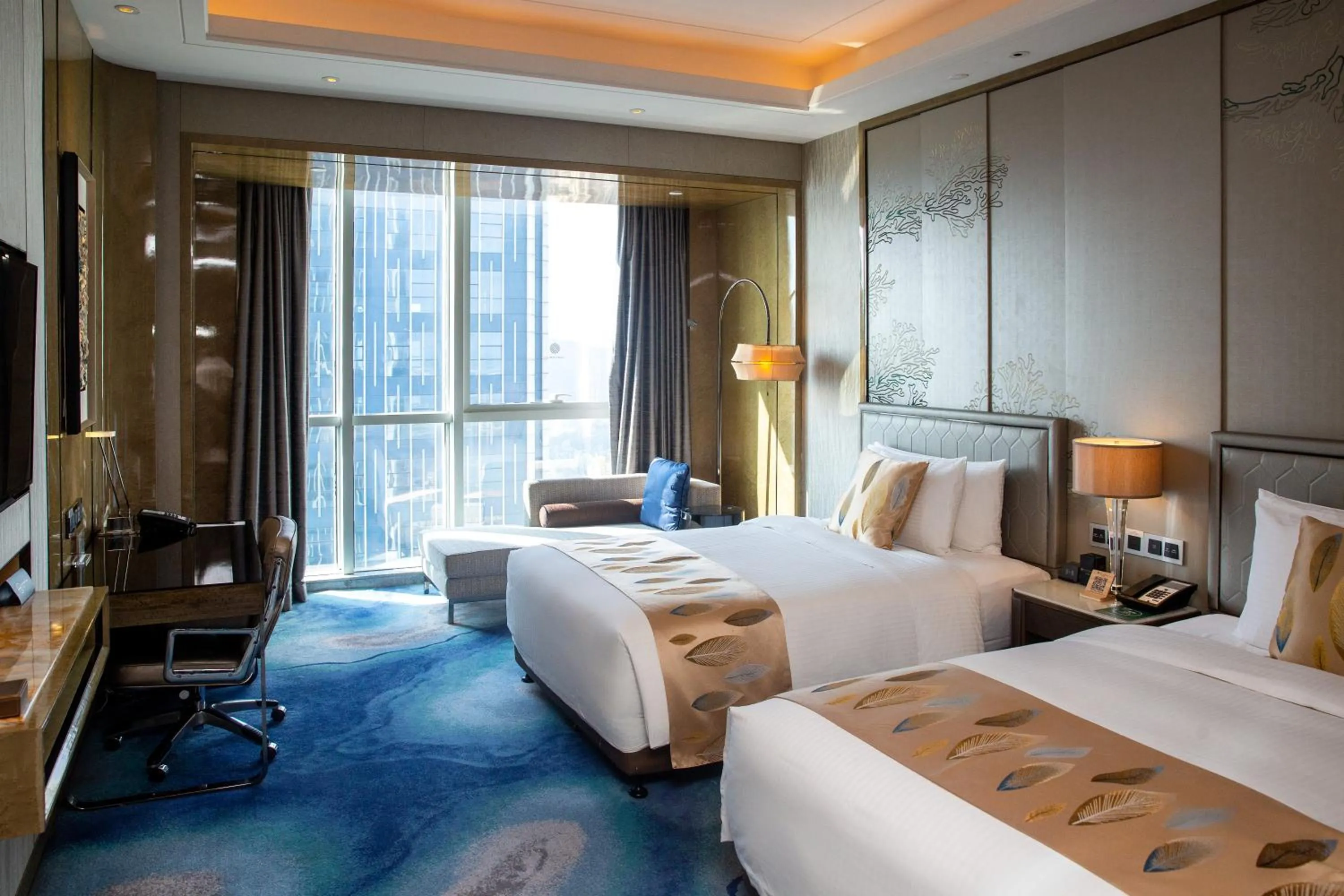 Bedroom, Bed in Pullman Yantai Center