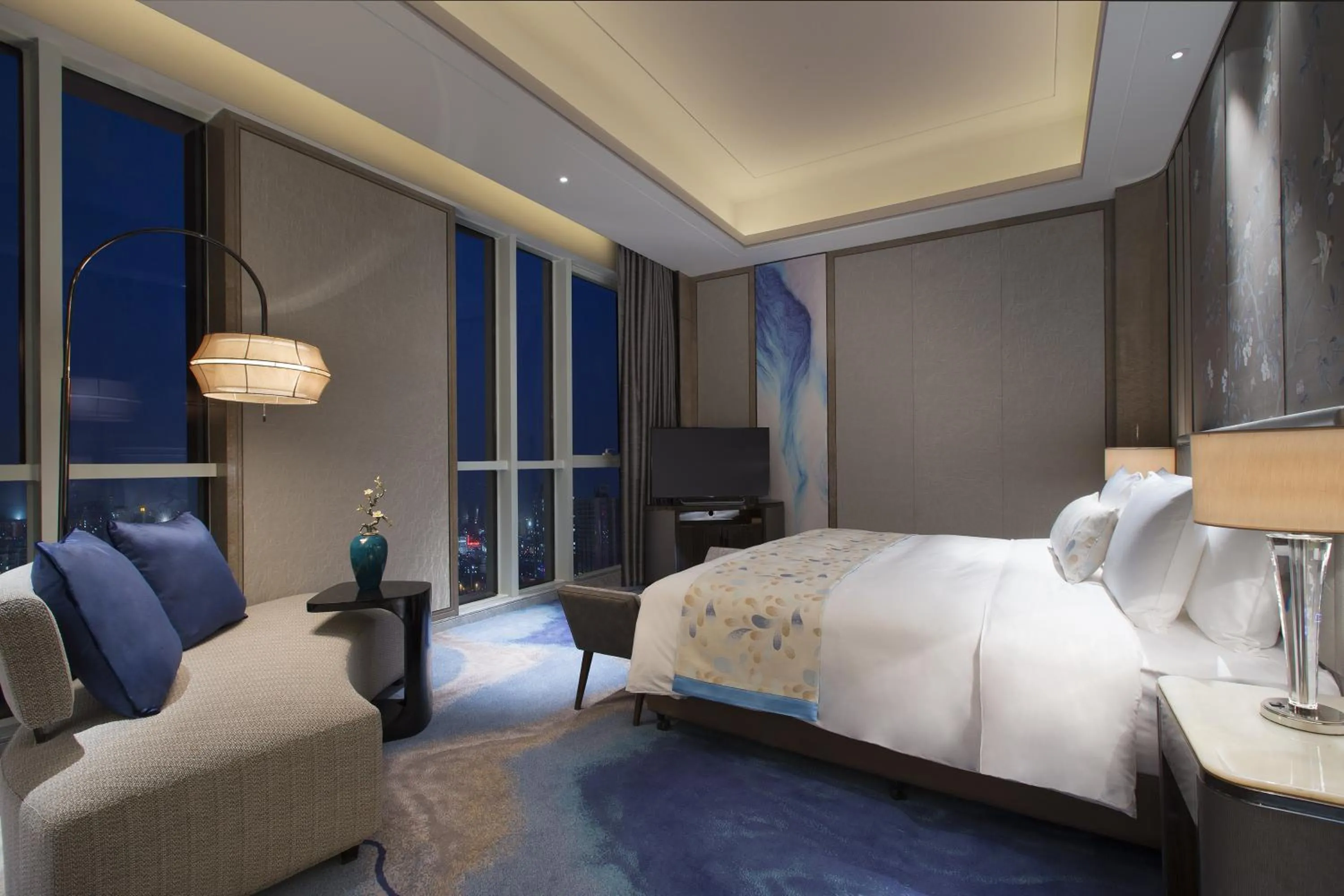 Bedroom, Bed in Pullman Yantai Center