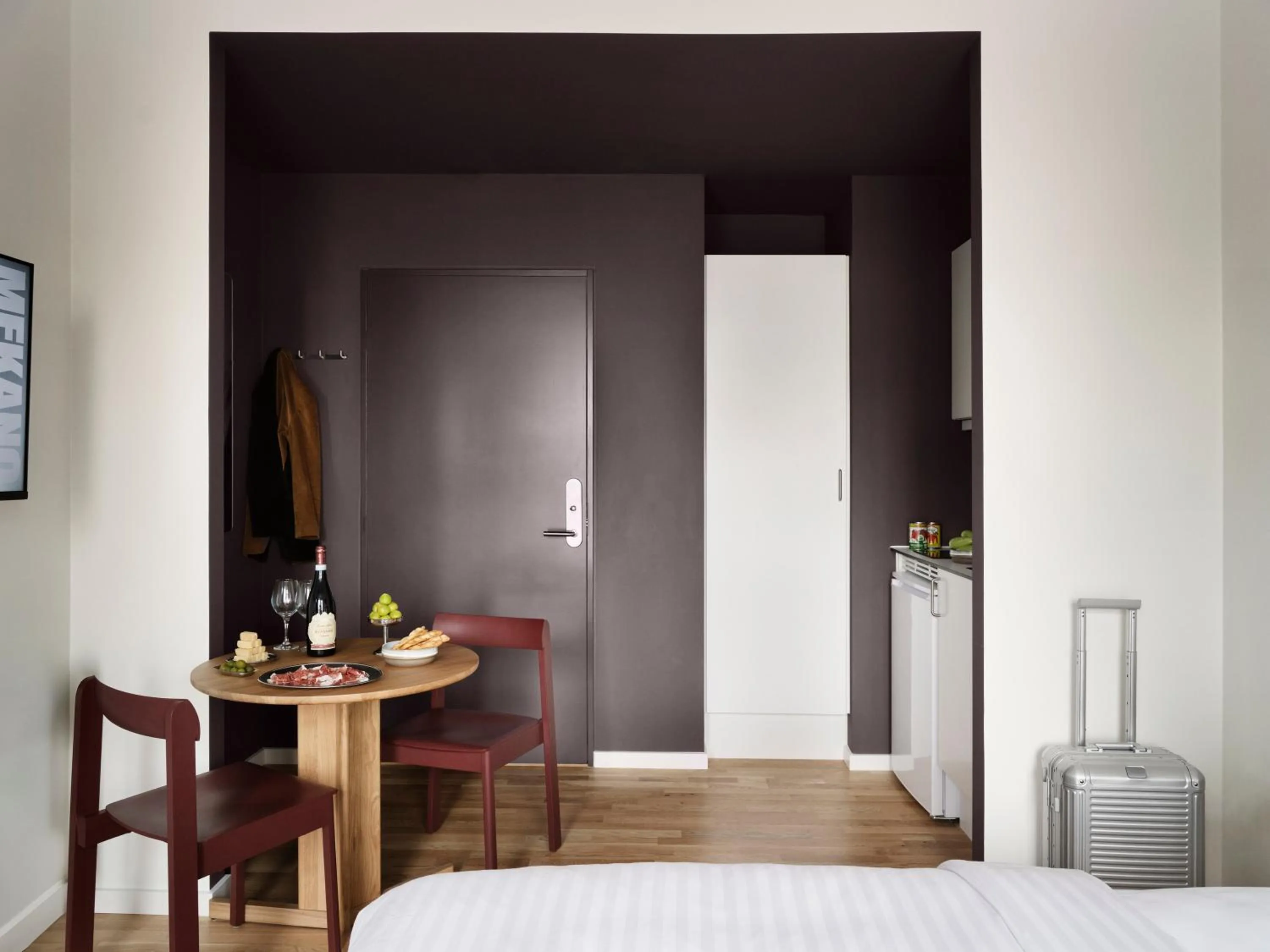 Bed in Mekano Apartment Hotel