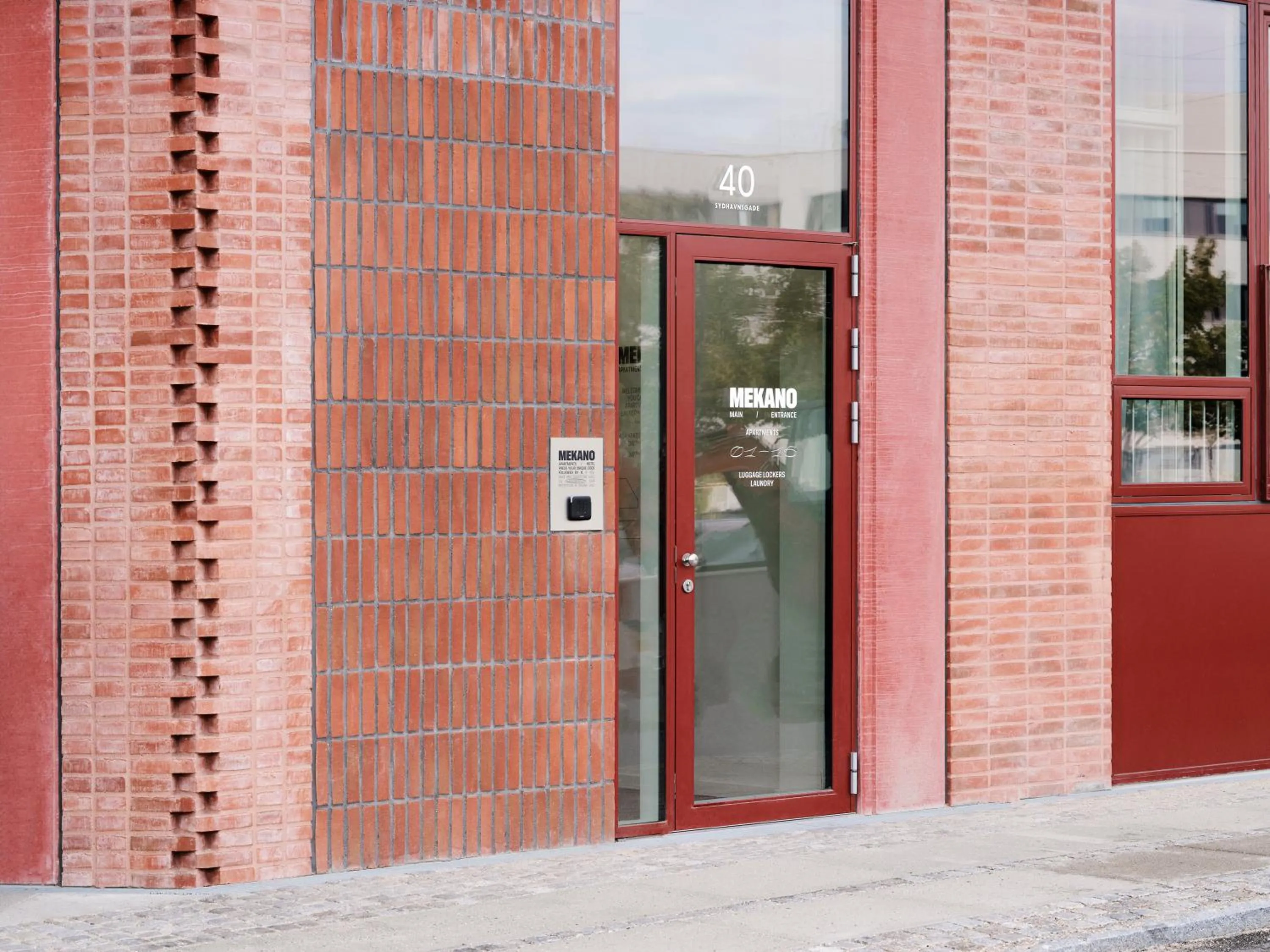 Facade/entrance in Mekano Apartment Hotel