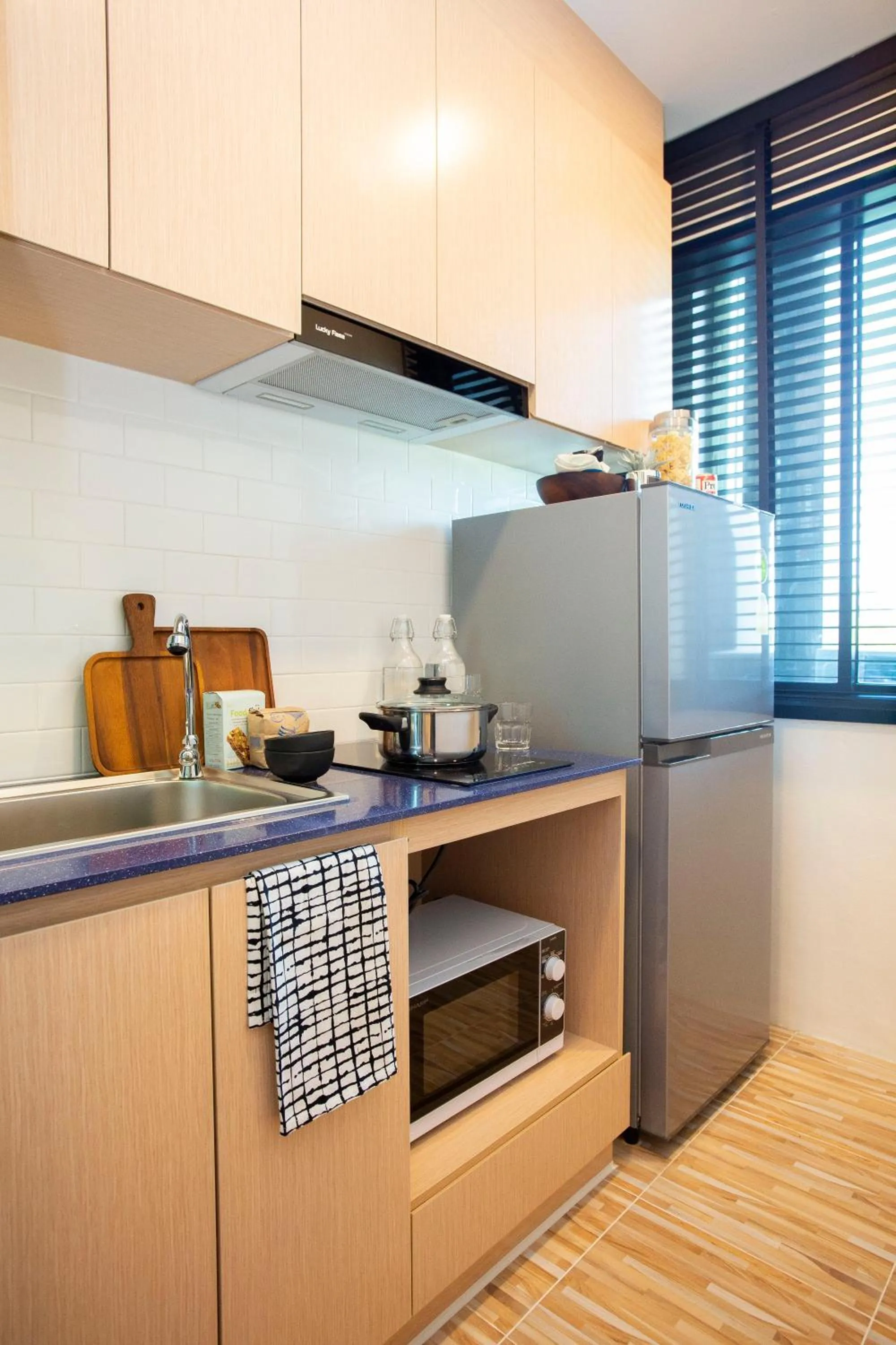 Kitchen or kitchenette in Parrish Serviced Apartment