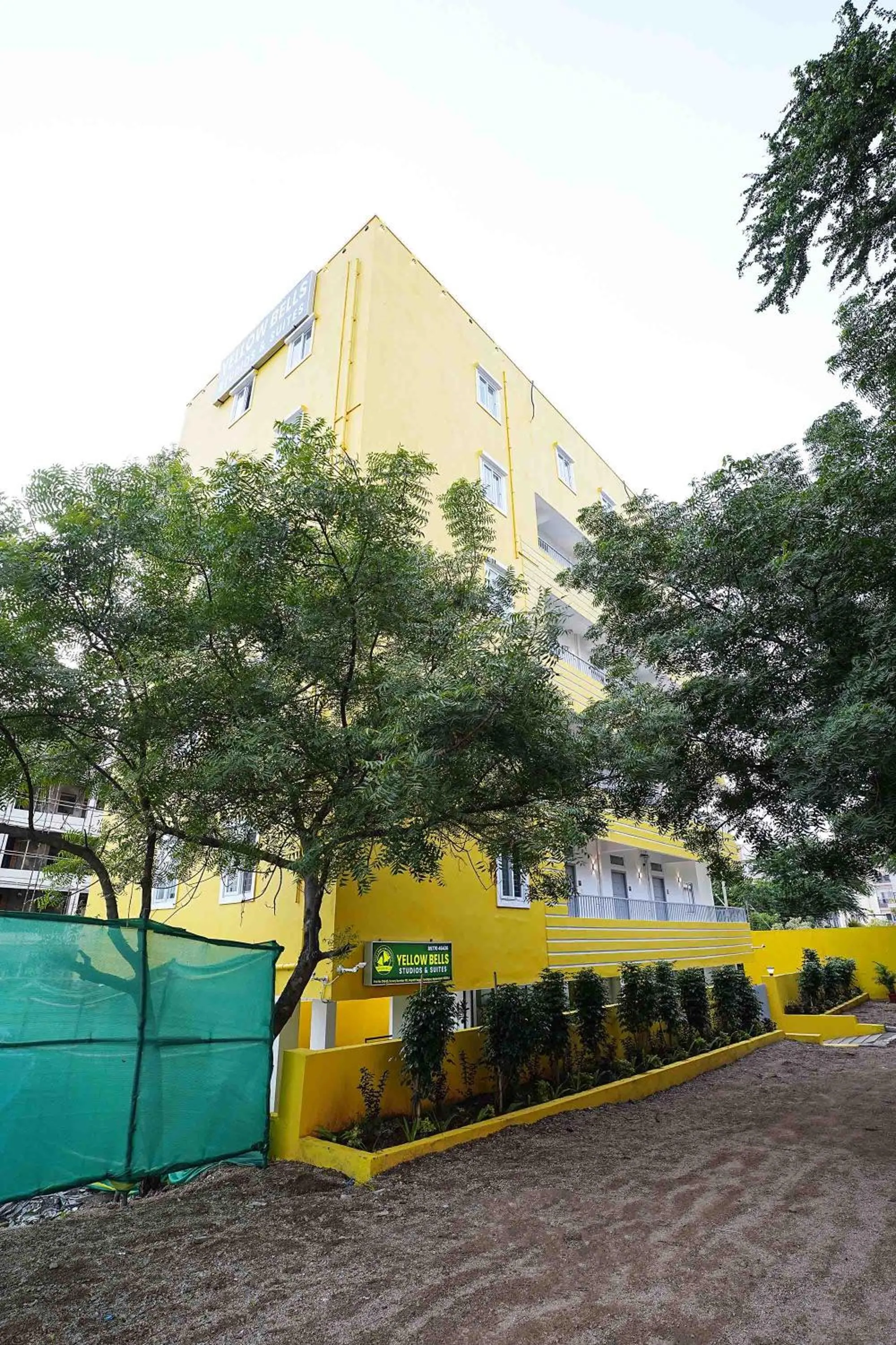 Garden in Yellow Bells Studios And Suites