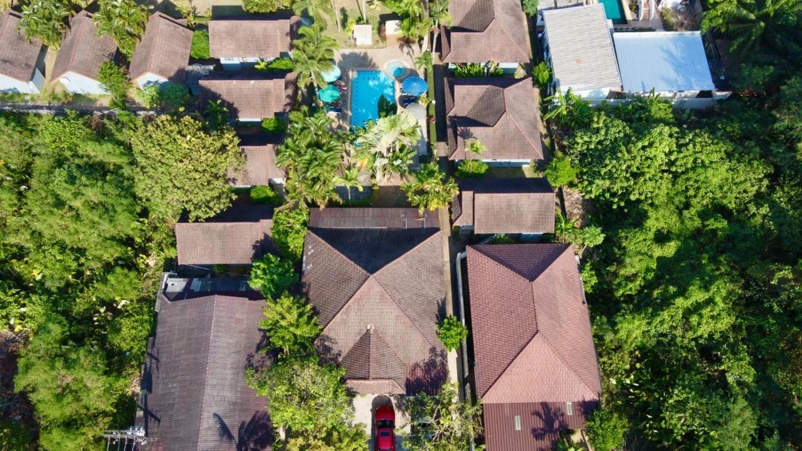 Bird's eye view in Cousin Resort