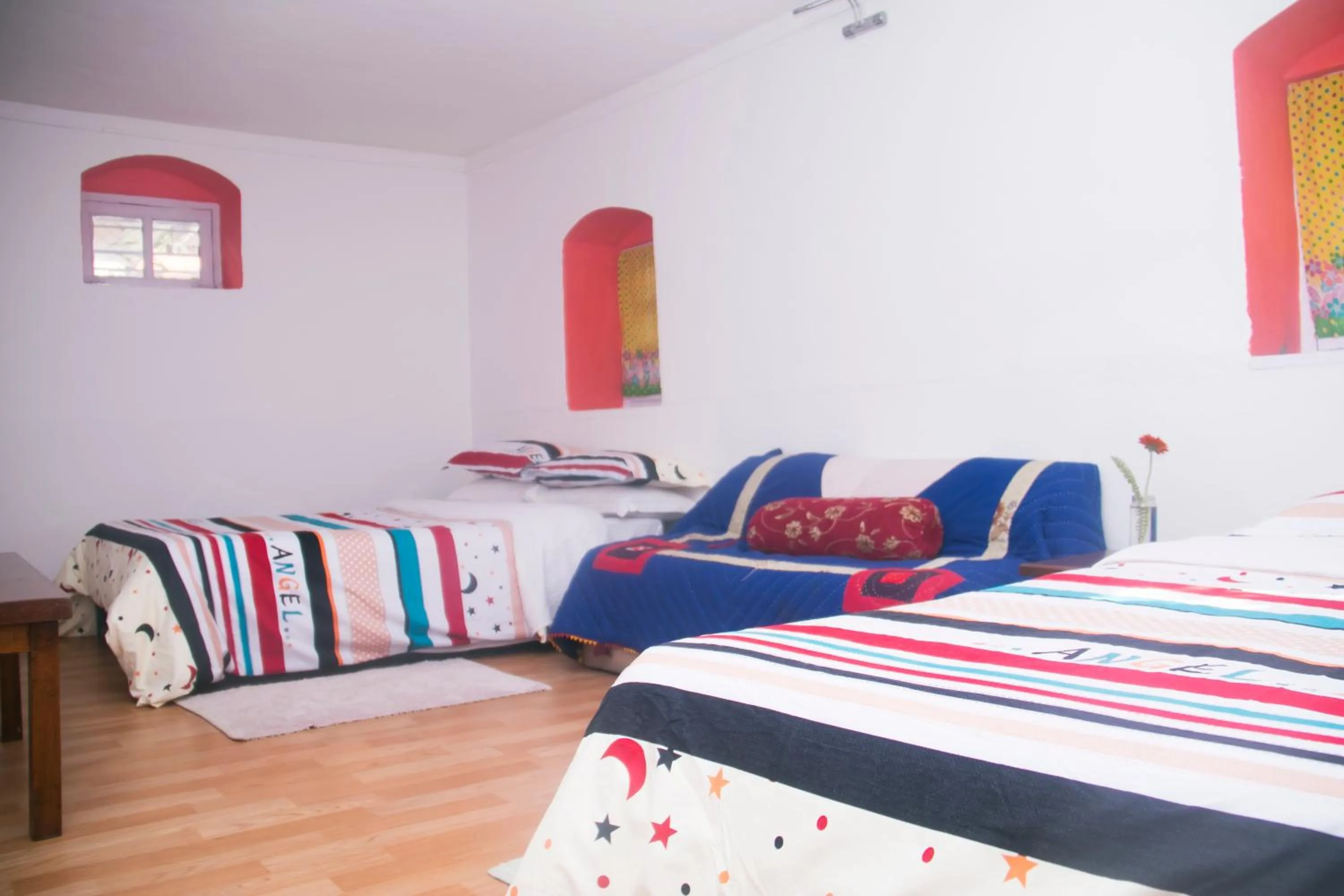 Bed in Cocina Mitho Chha BNB